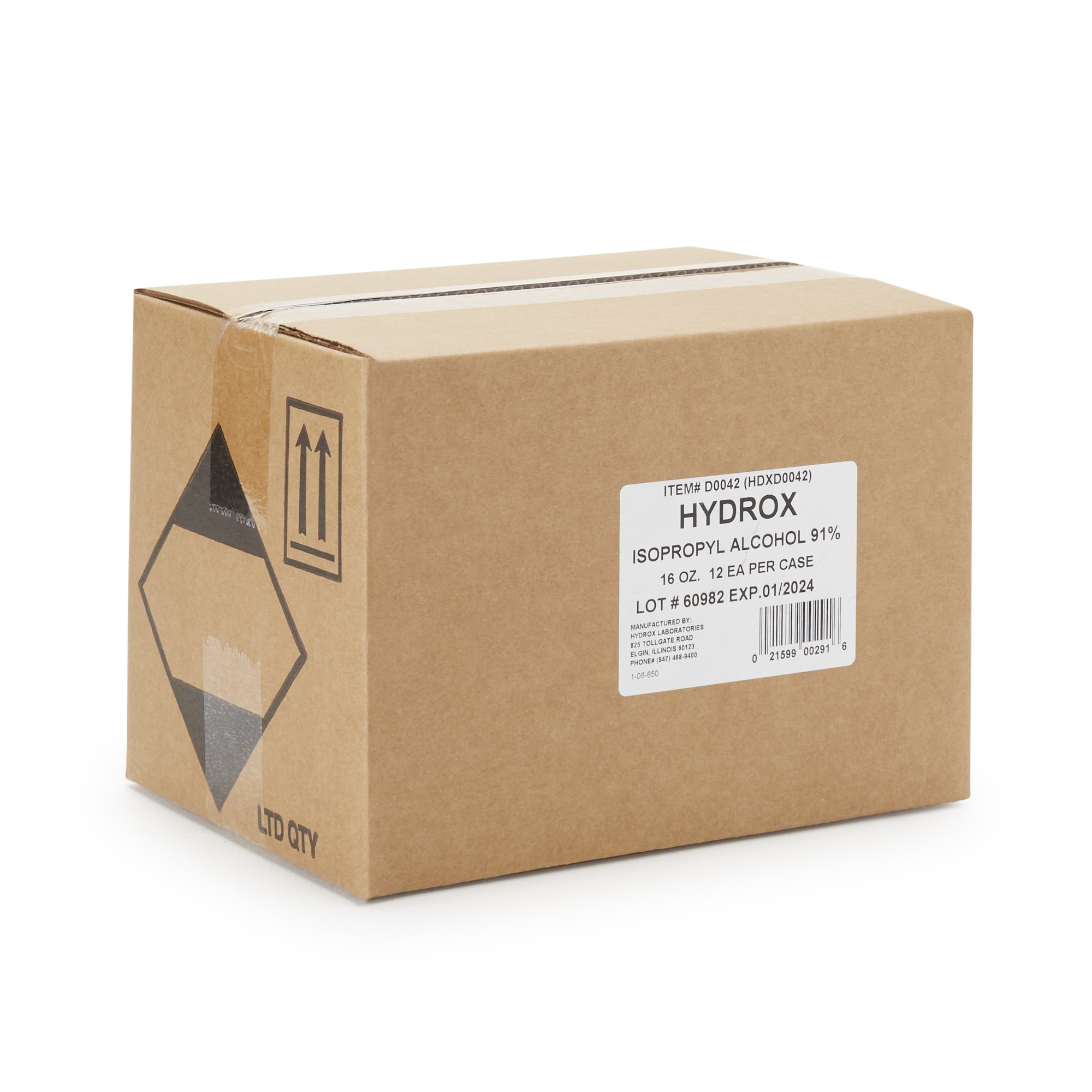 Hydrox Isopropyl Alcohol Antiseptic, 16-ounce Bottle - Image 4