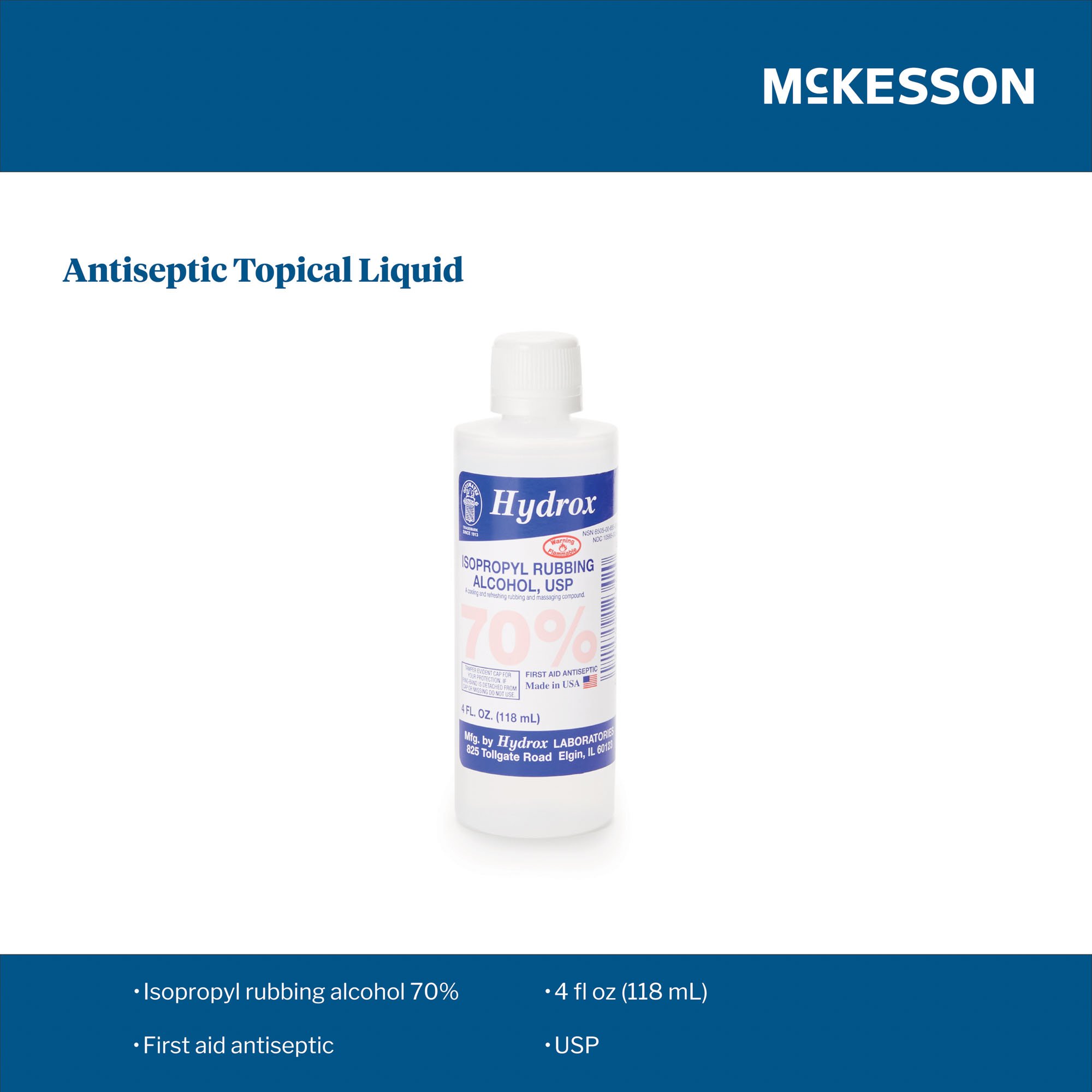 Hydrox Isopropyl Alcohol, 4-ounce Bottle - Image 8