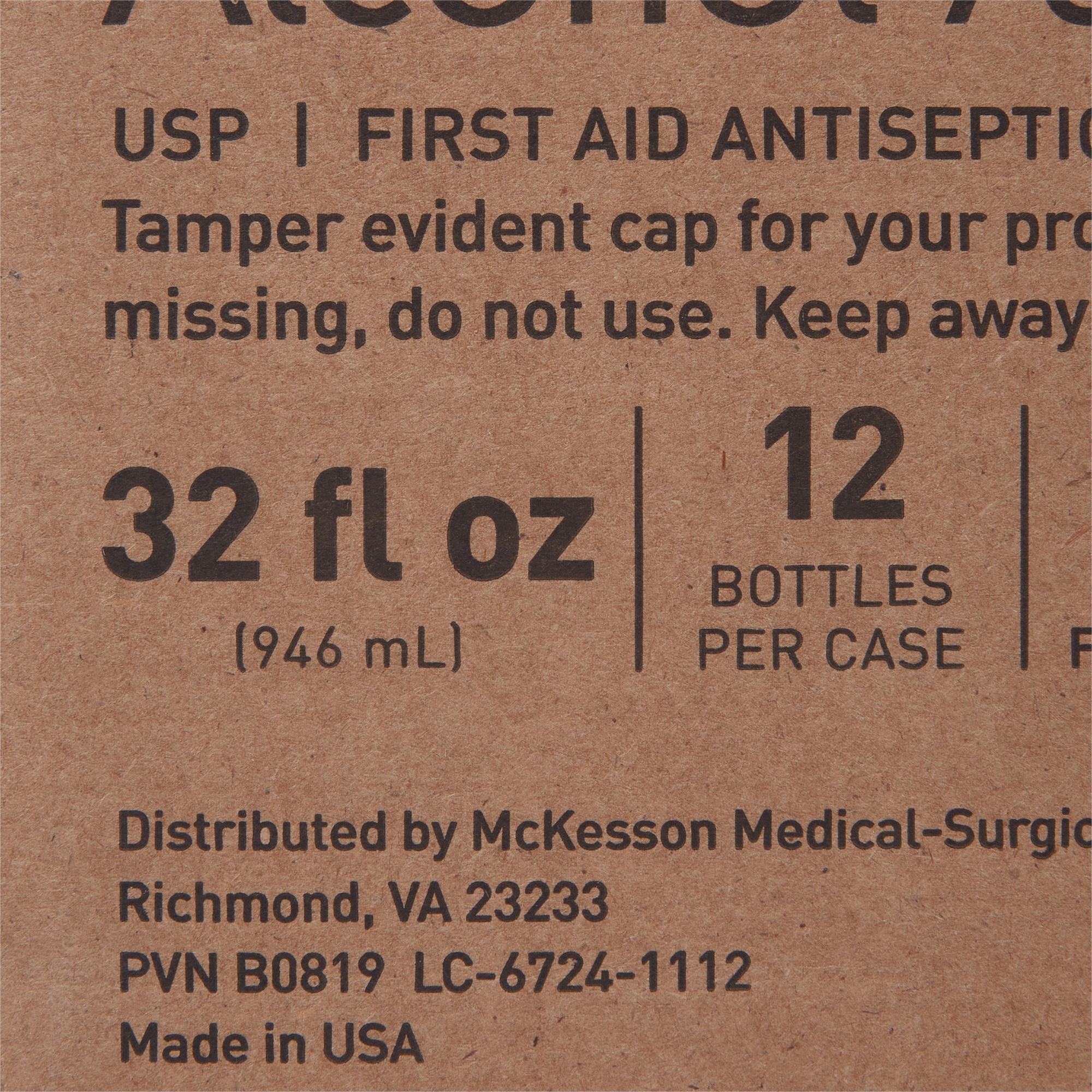 McKesson Isopropyl Alcohol Antiseptic, 32-ounce bottle - Image 8