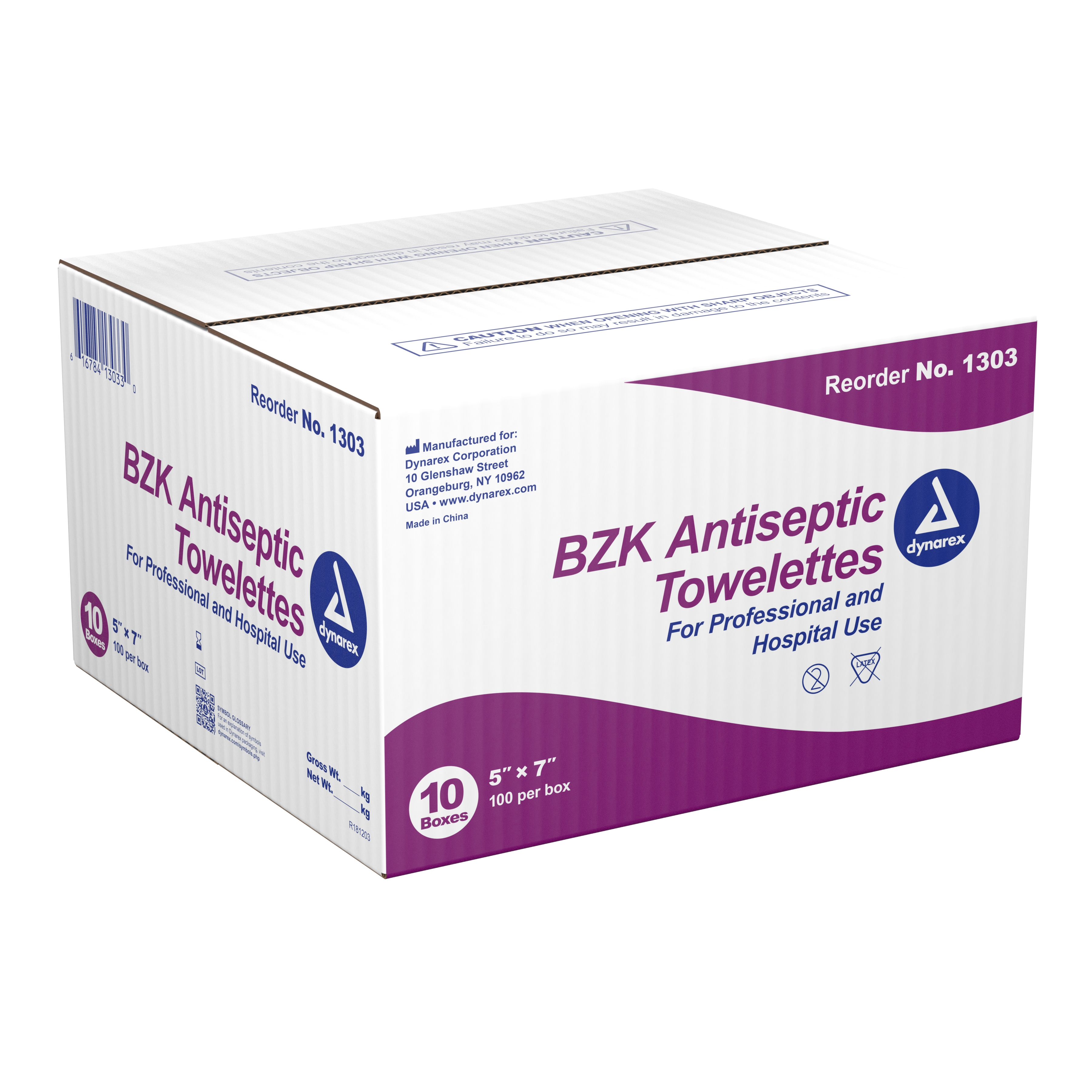 dynarex® Scented BZK Antiseptic Towelettes, Individual Packet - Image 3