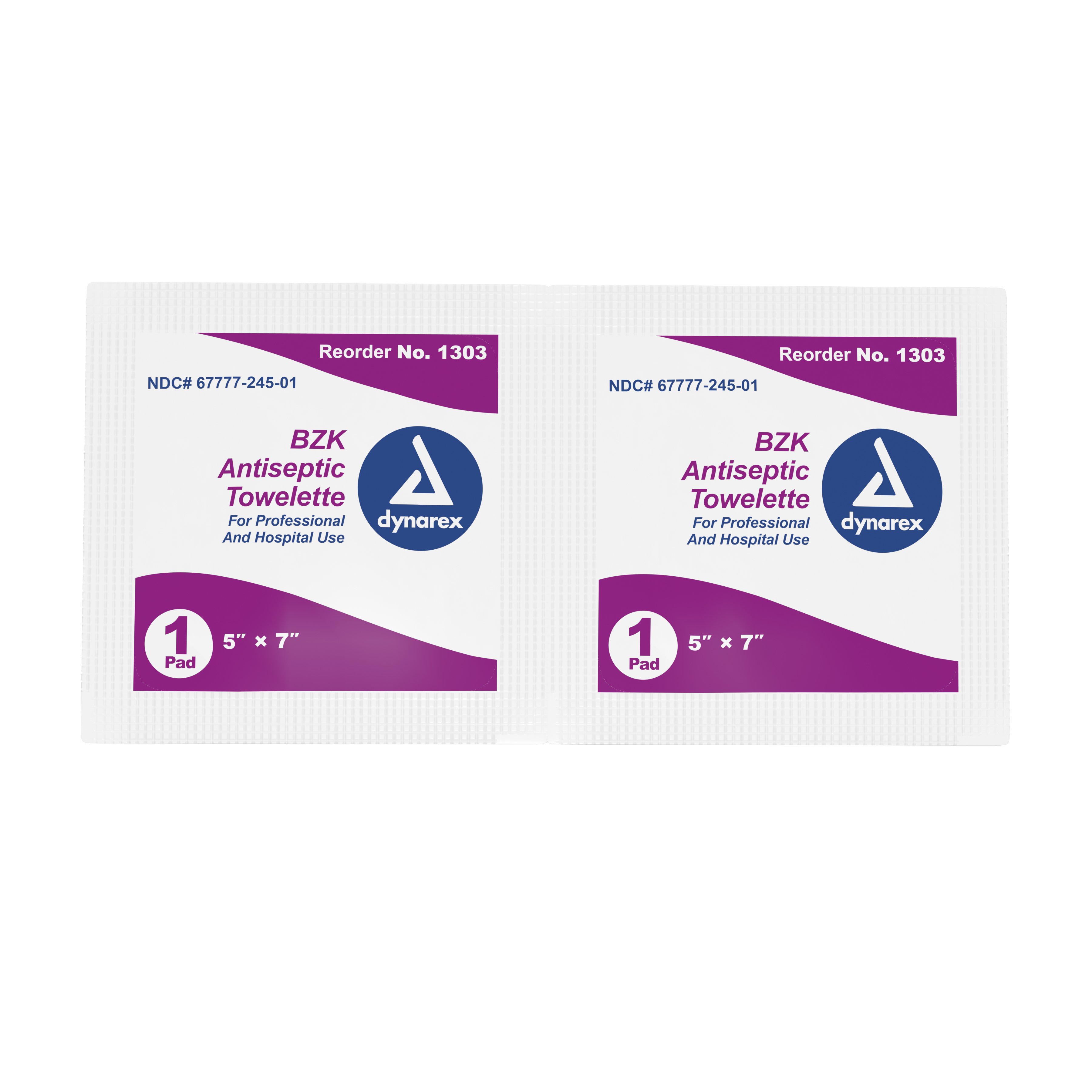 dynarex® Scented BZK Antiseptic Towelettes, Individual Packet - Image 2