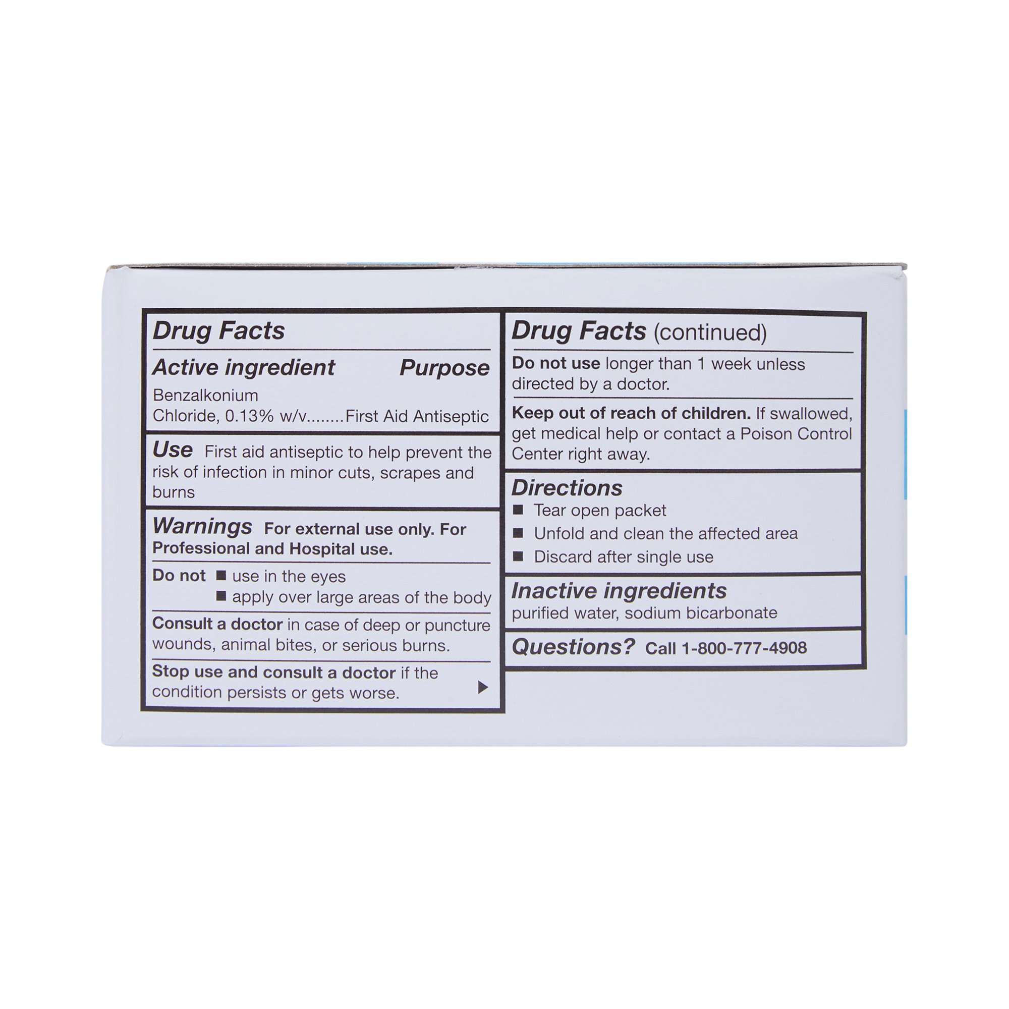 McKesson Benzalkonium Chloride Antiseptic Skin Wipes - Image 4