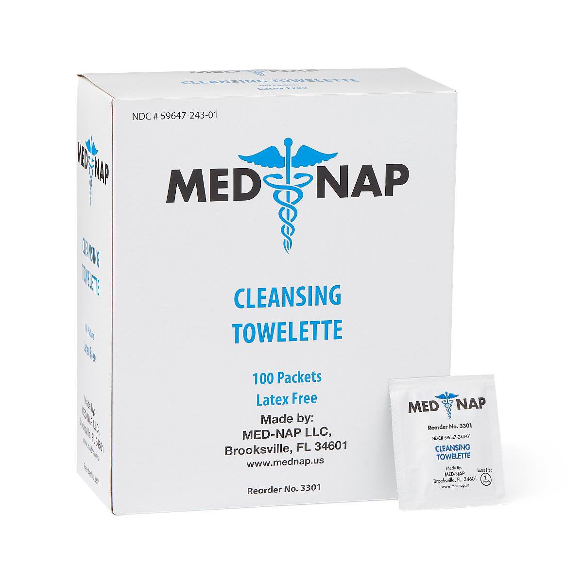 Med Nap Antiseptic Skin Towelette