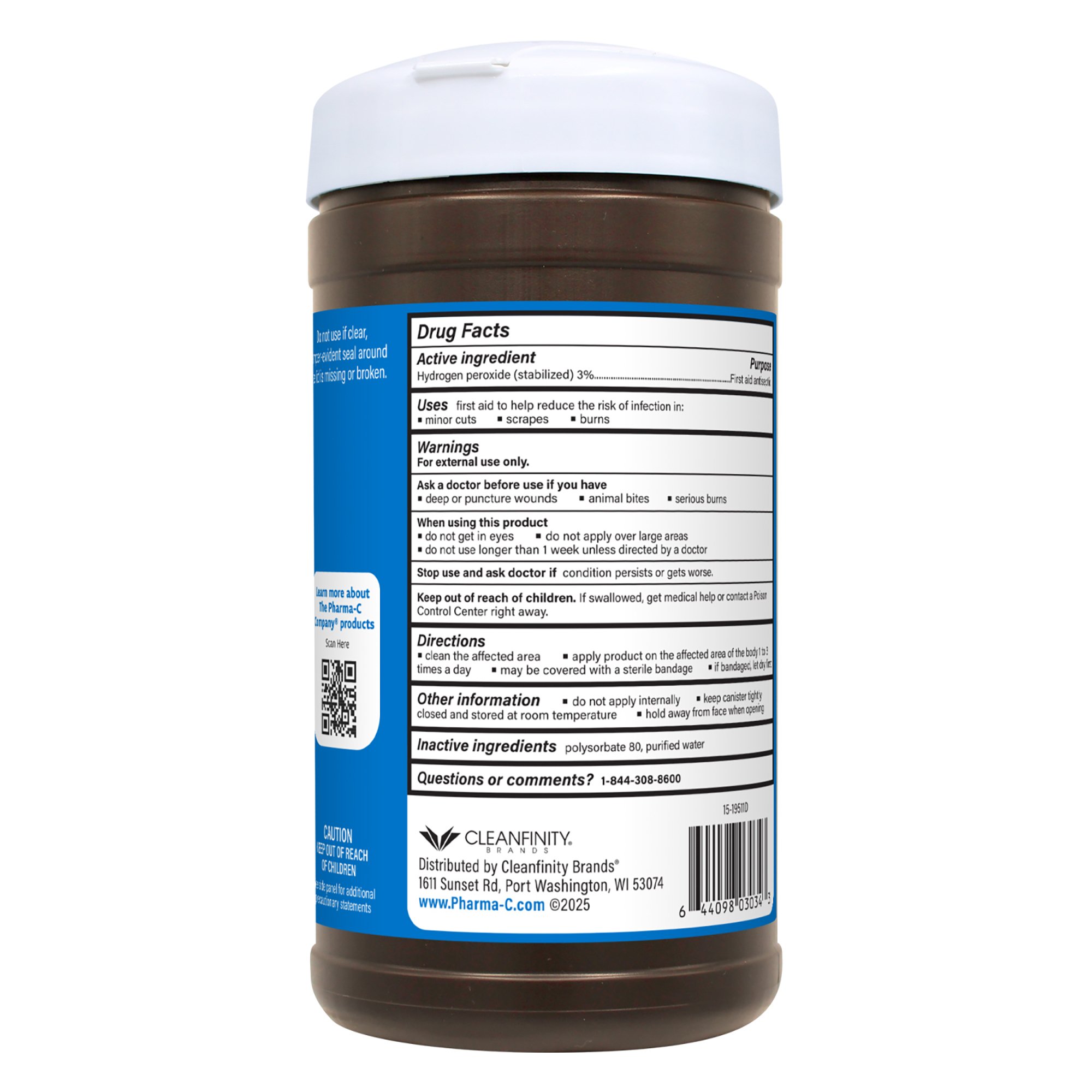 Pharma-C-Wipes® Hydrogen Peroxide Antiseptic - Image 4