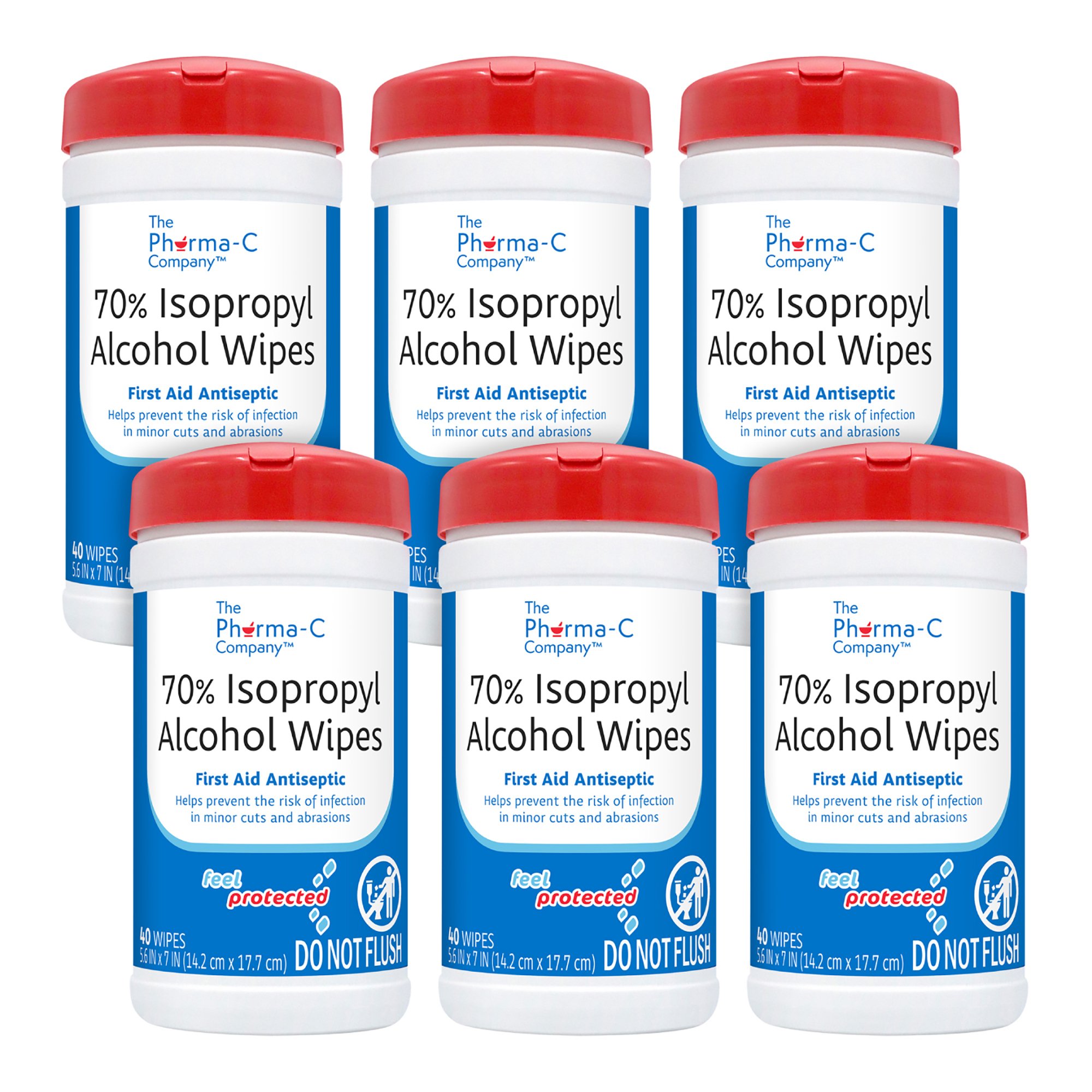 Pharma-C-Wipes® Isopropyl Alcohol Antiseptic Wipes - Image 2