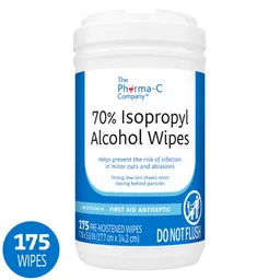 The Pharma-C Company® Isopropyl Alcohol Antiseptic Skin Wipe