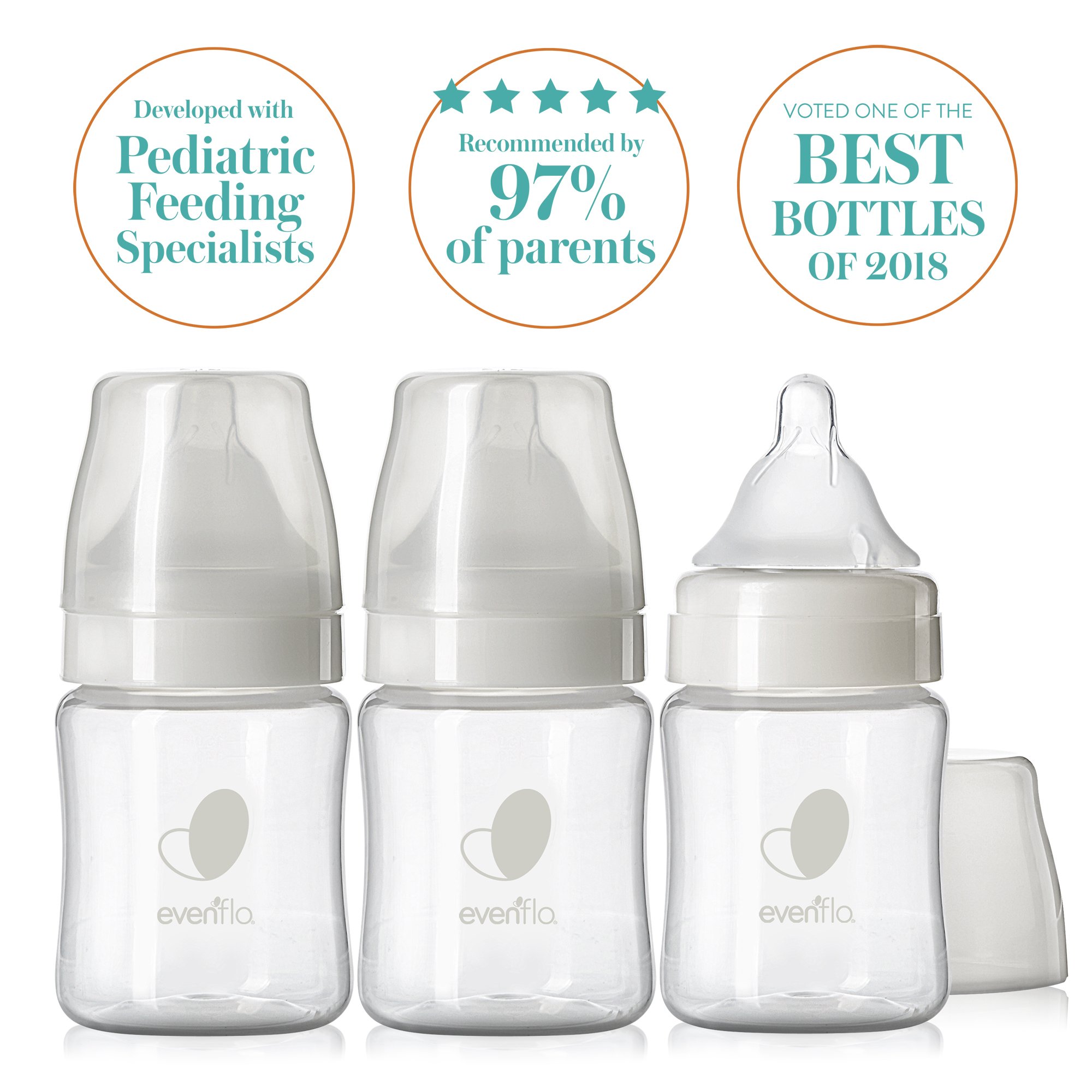 Evenflo® Balance+ Wide Neck Baby Bottle, 5-ounce capacity - Image 3