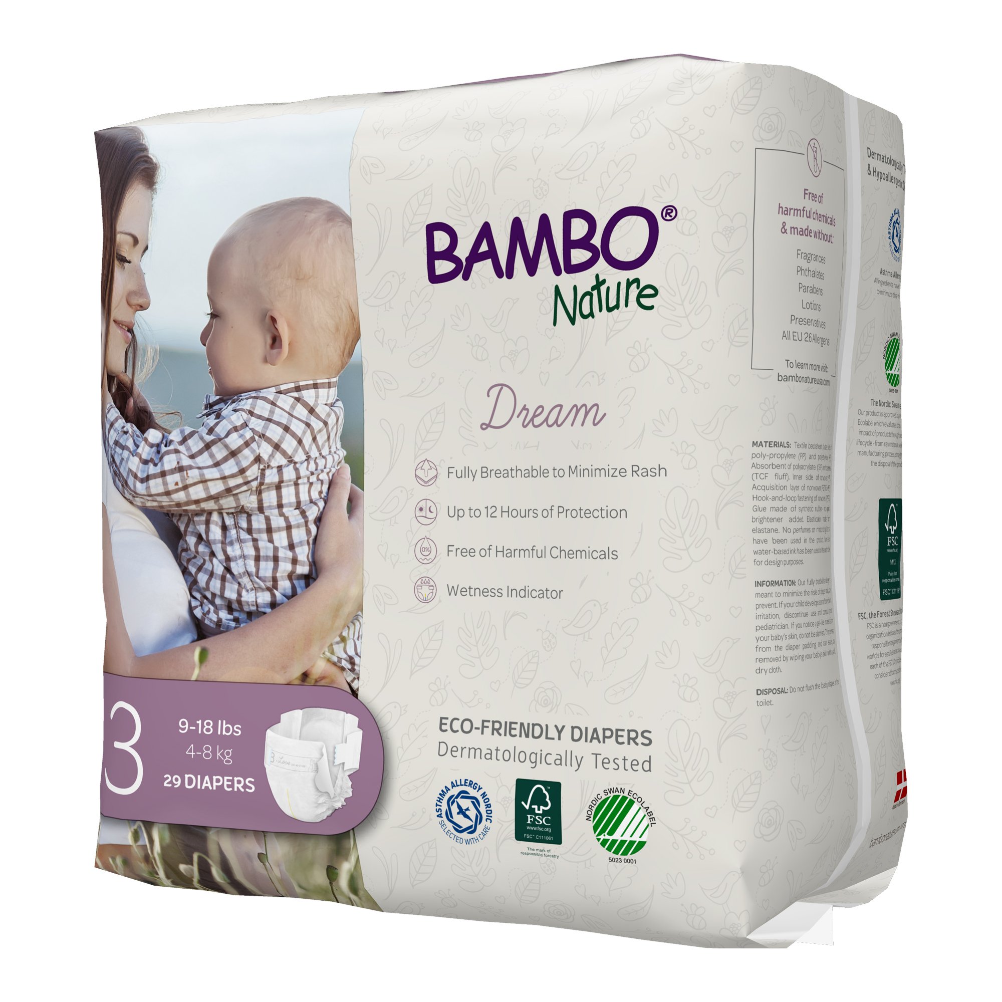 Bambo® Nature Diaper, Size 3 - Image 4