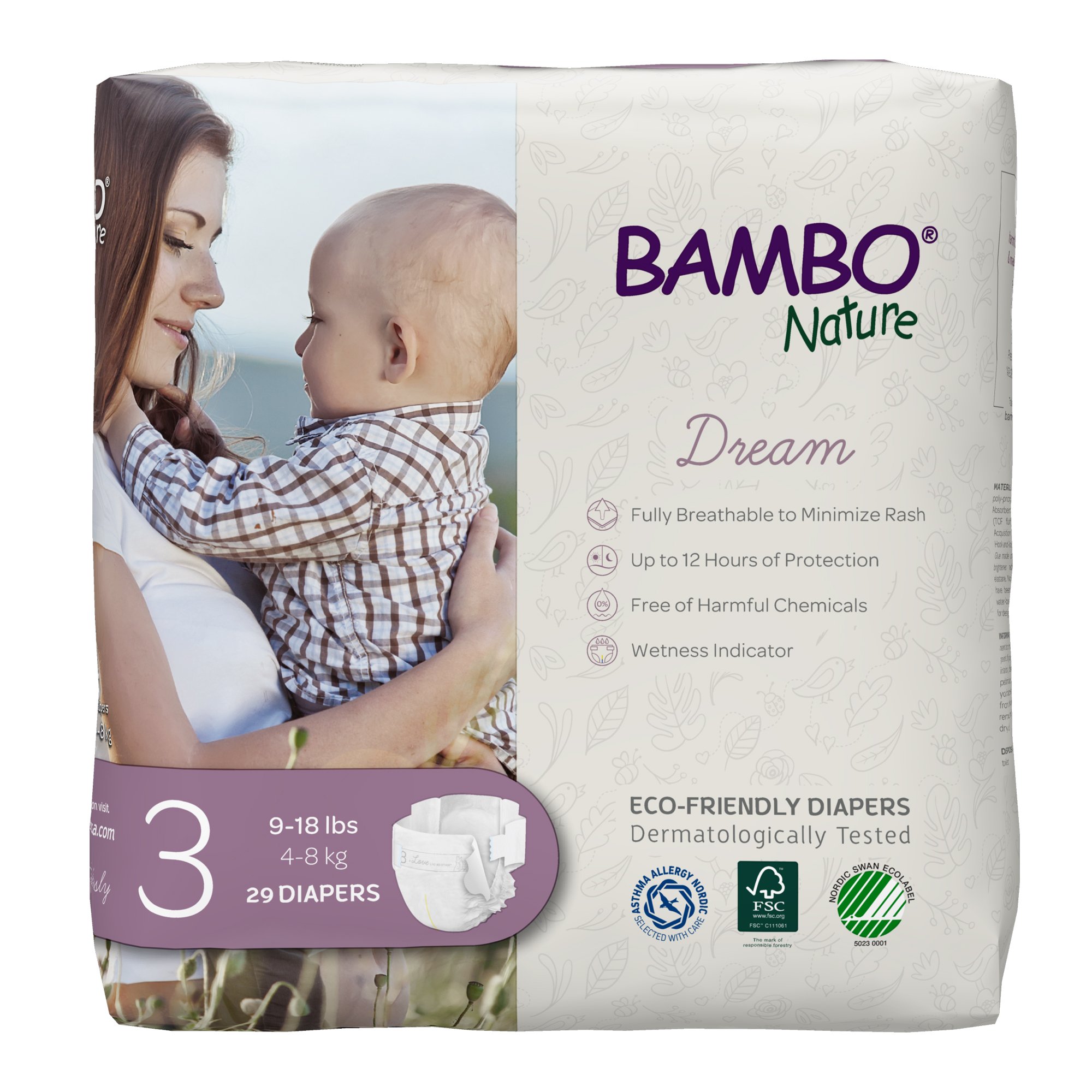 Bambo® Nature Diaper, Size 3