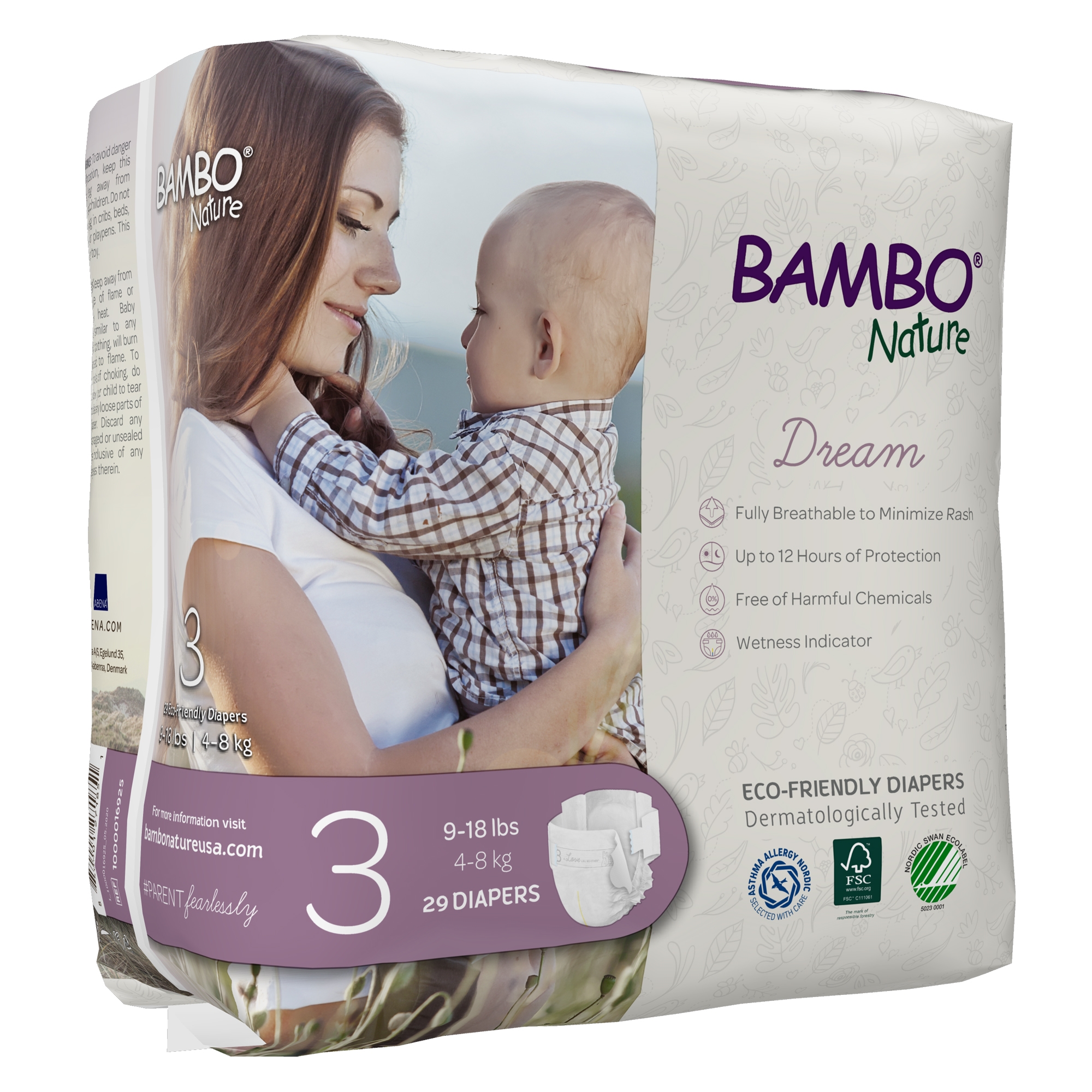 Bambo® Nature Diaper, Size 3 - Image 3