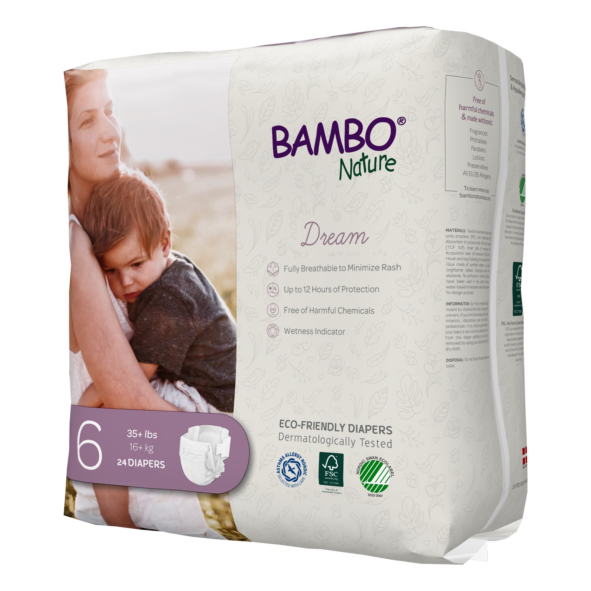 Bambo® Nature Diaper, Size 6 - Image 4
