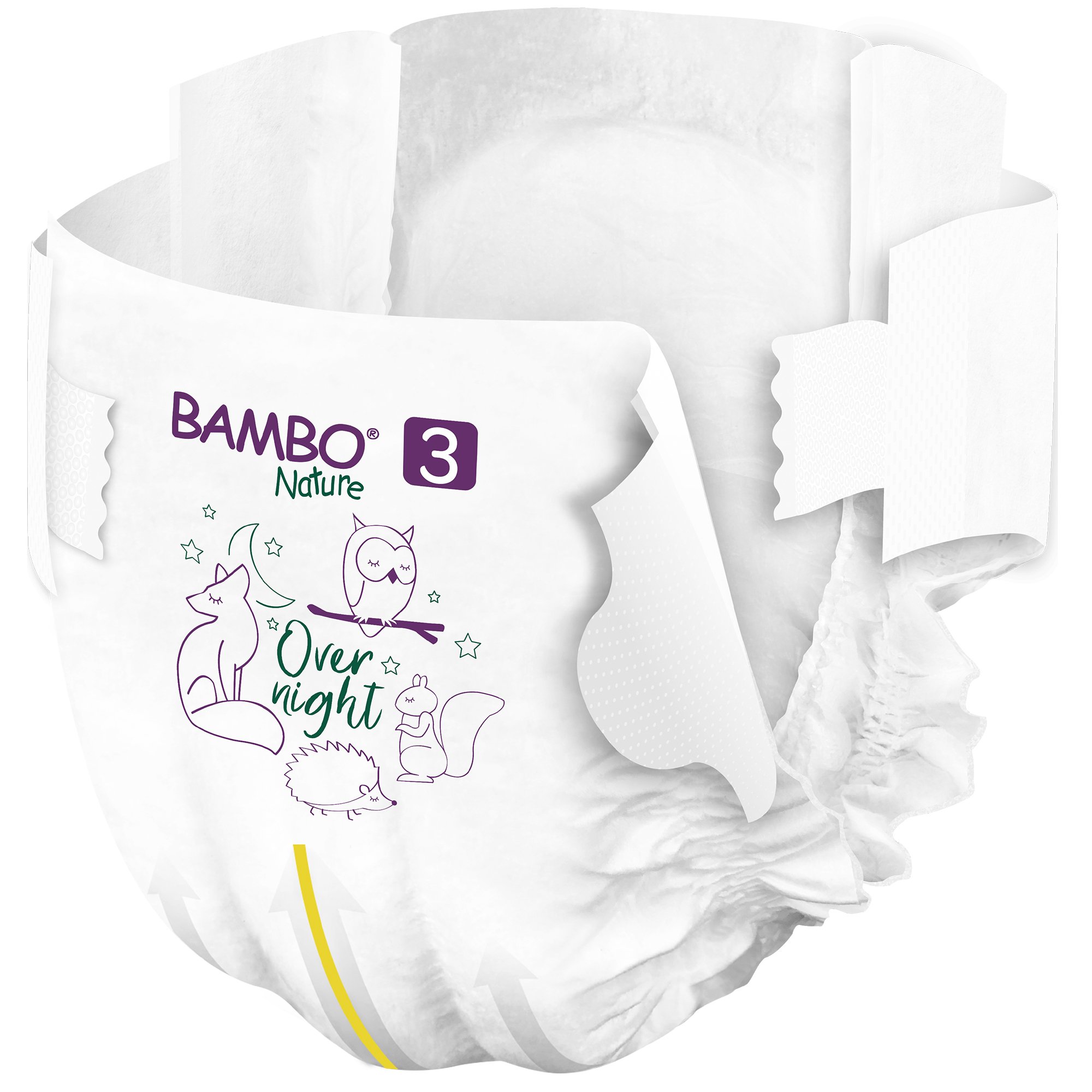 Bambo® Nature Overnight Diapers, Size 3 - Image 2
