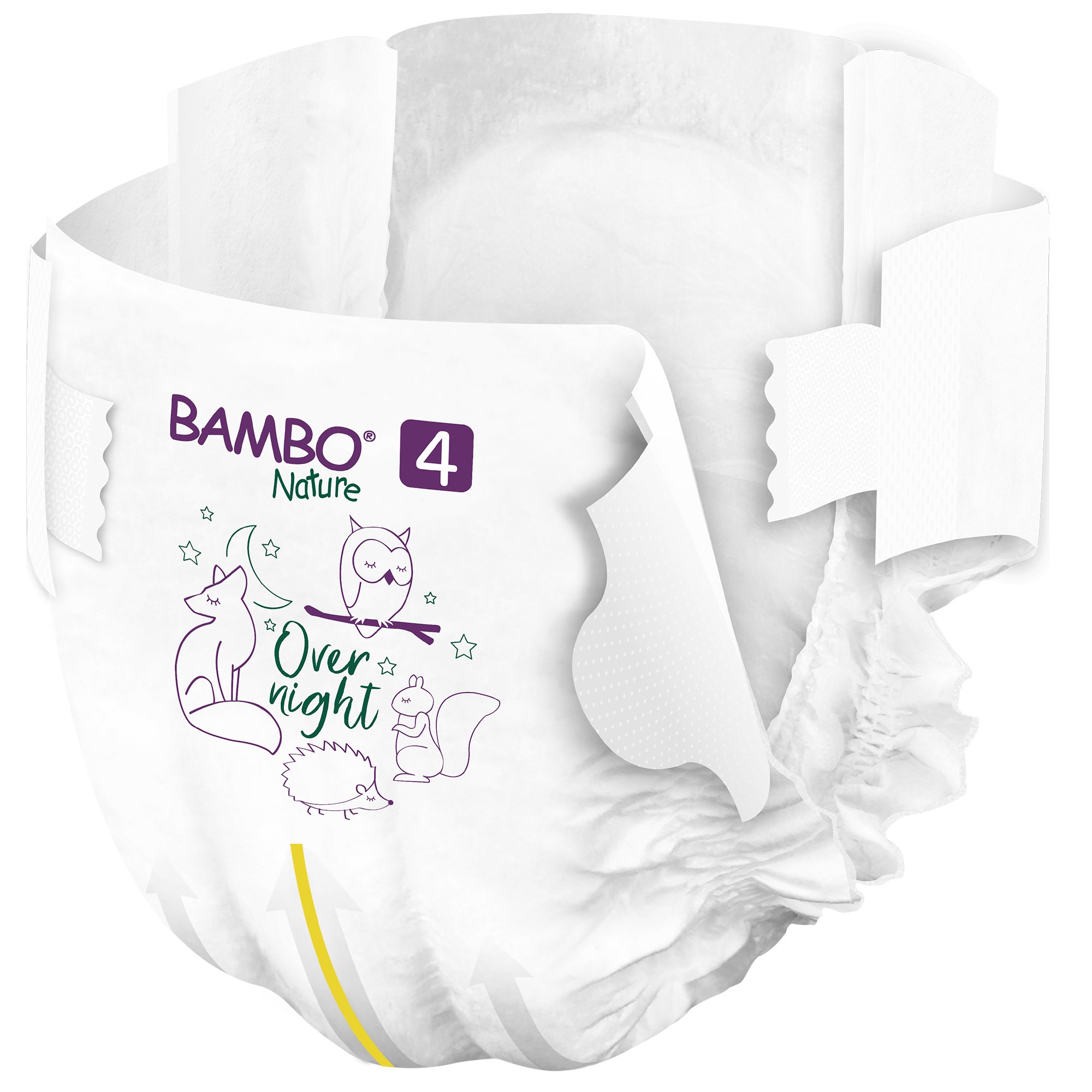 Bambo® Nature Overnight Diapers, Size 4 - Image 2