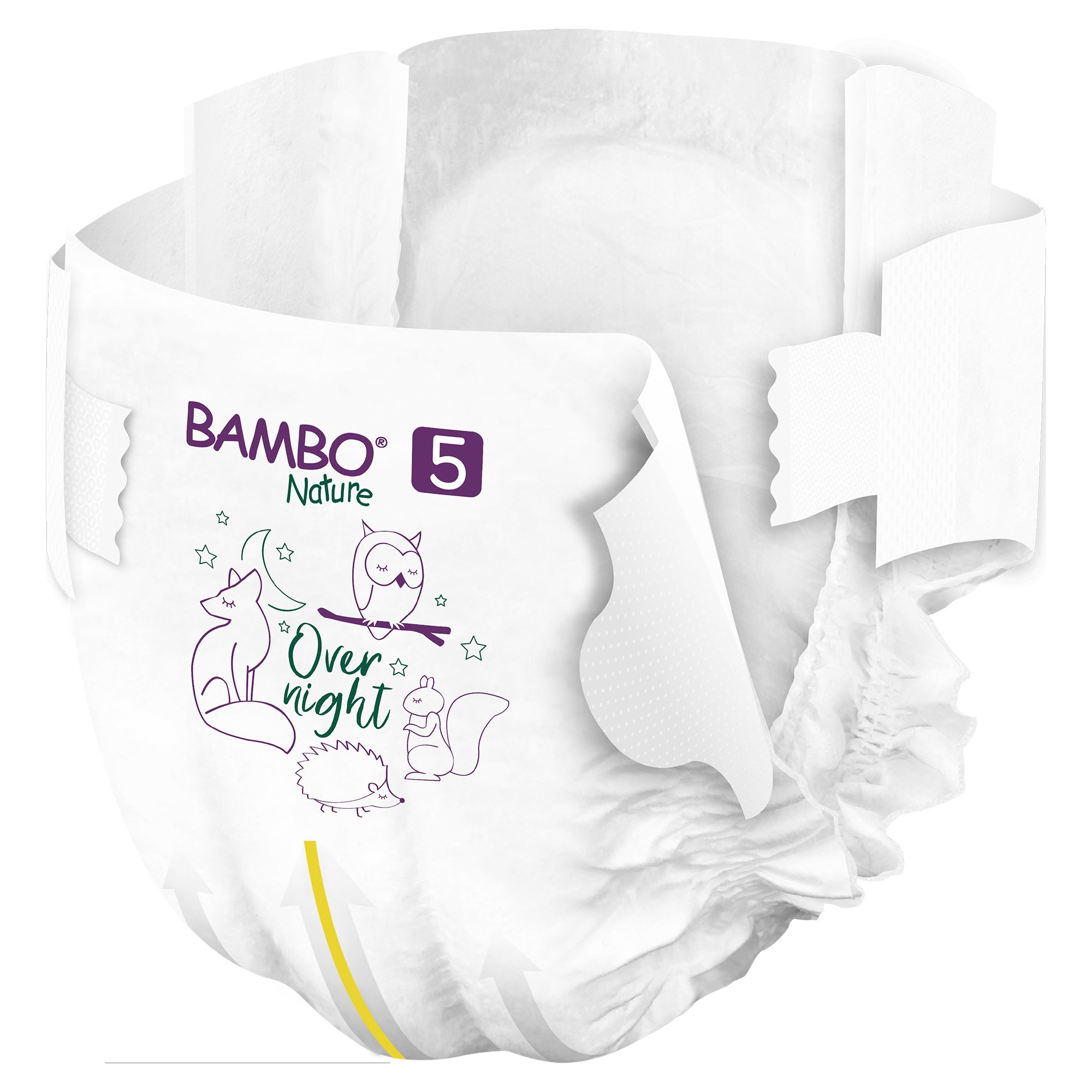 Bambo® Nature Overnight Diapers, Size 5 - Image 2