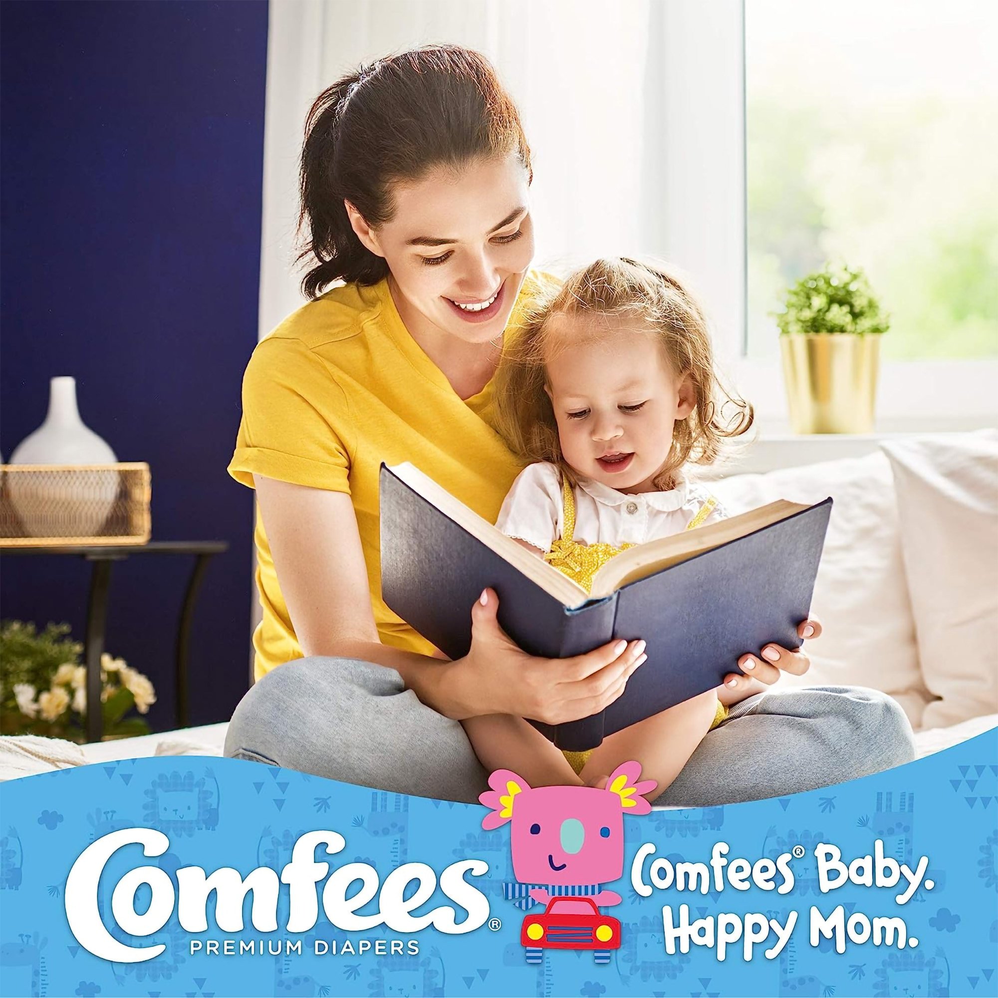 Comfees® Premium Diapers, Unisex, Baby, Tab Closure, Size 4 - Image 5