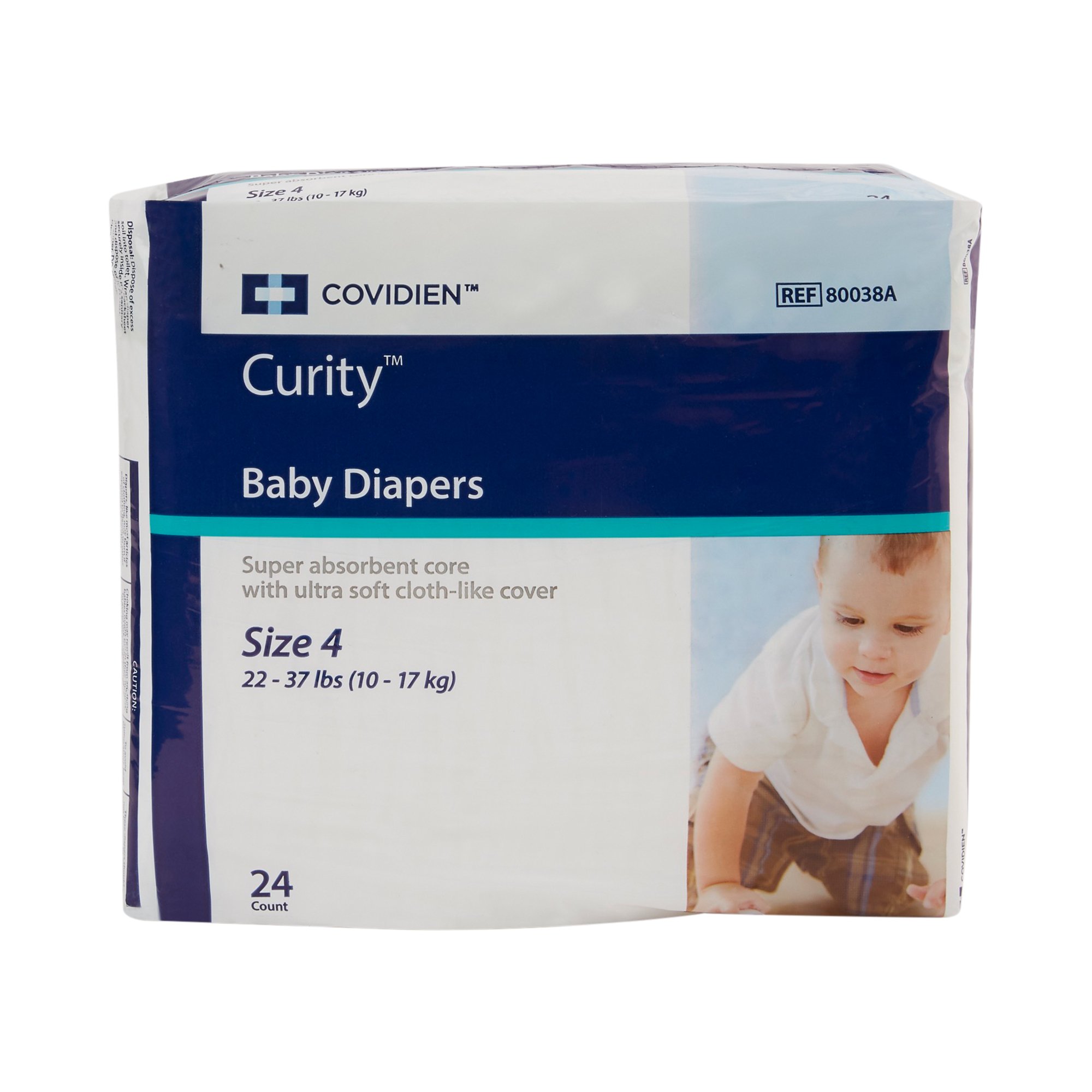 Curity™ Unisex Baby Diapers, Heavy Absorbency, Disposable - Image 4