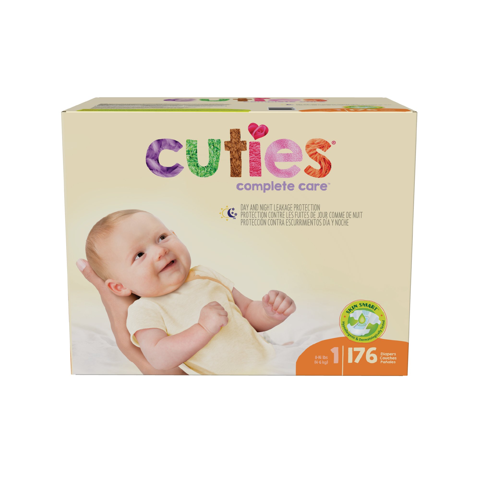 Cuties® Complete Care Diaper, Size 1