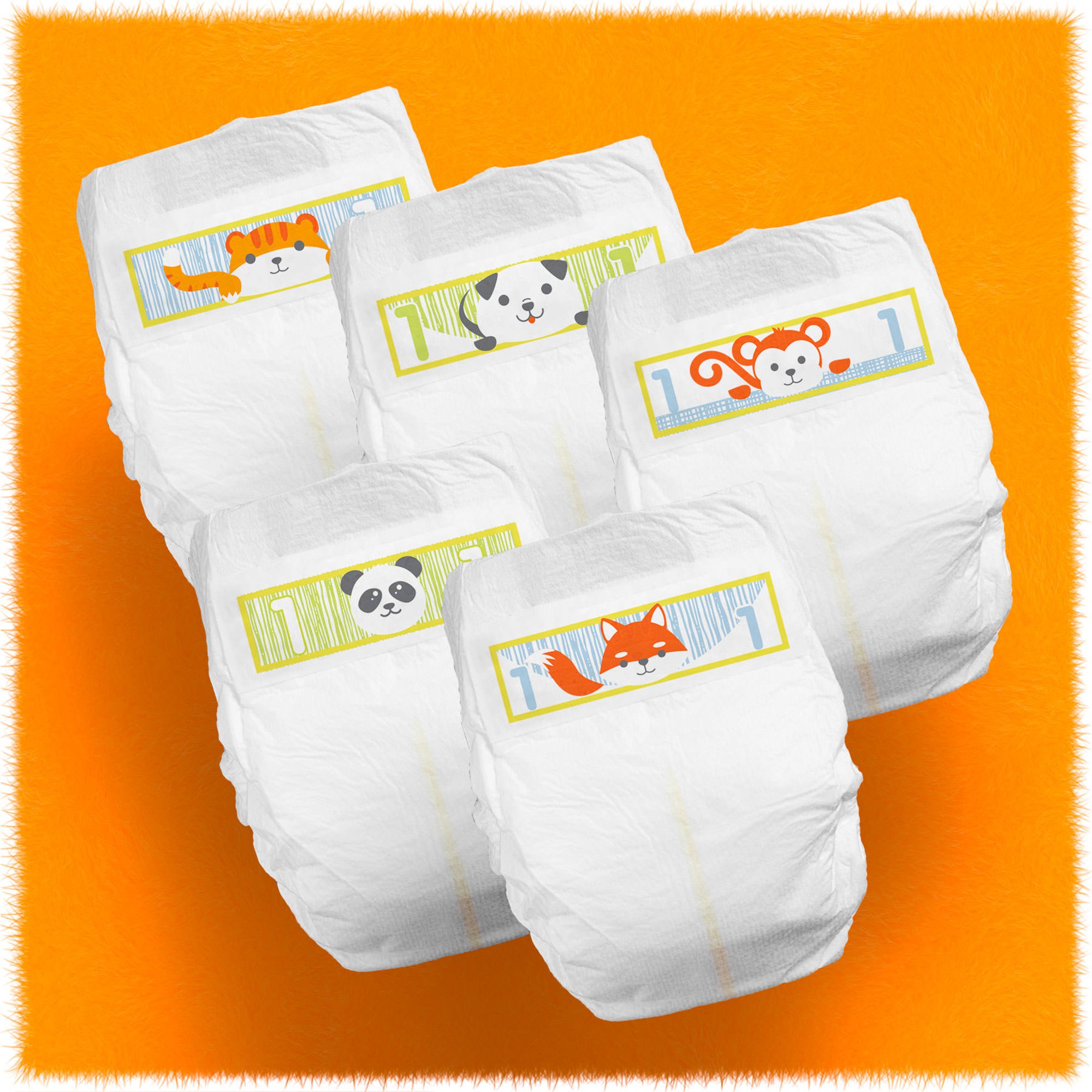 Cuties® Complete Care Diaper, Size 1 - Image 2