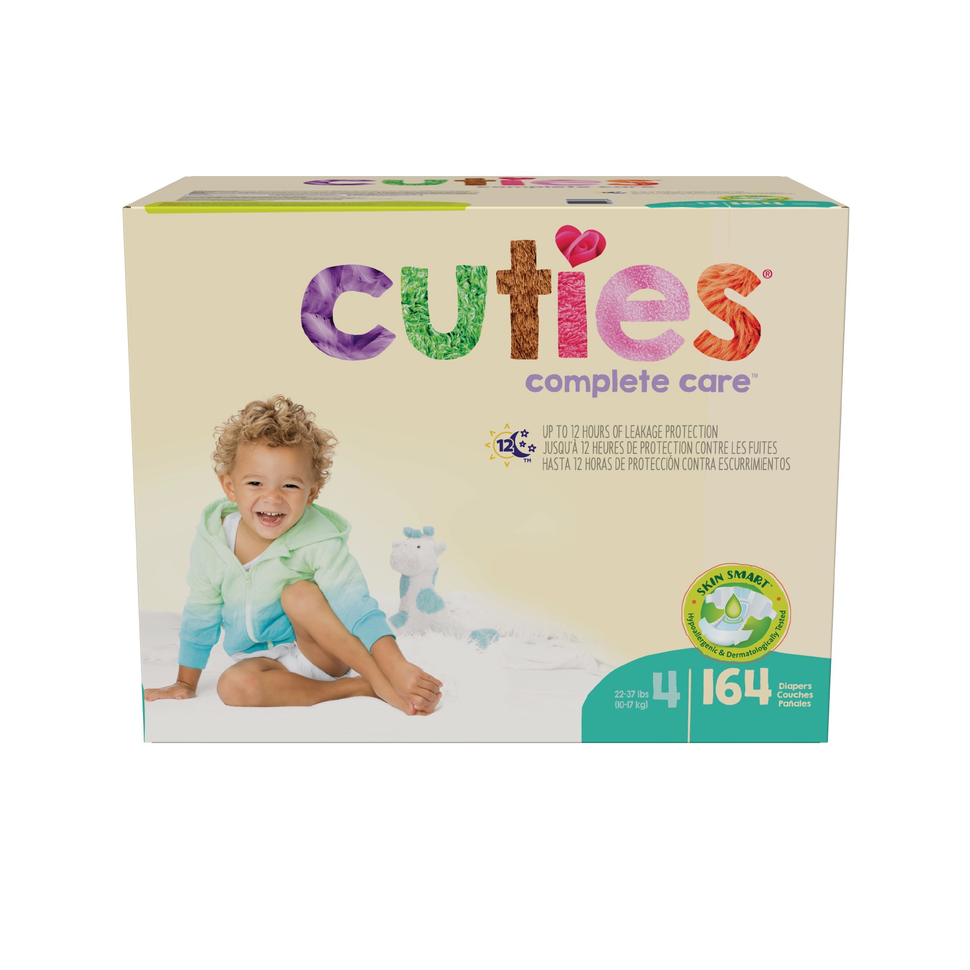 Cuties® Complete Care Diaper, Size 4