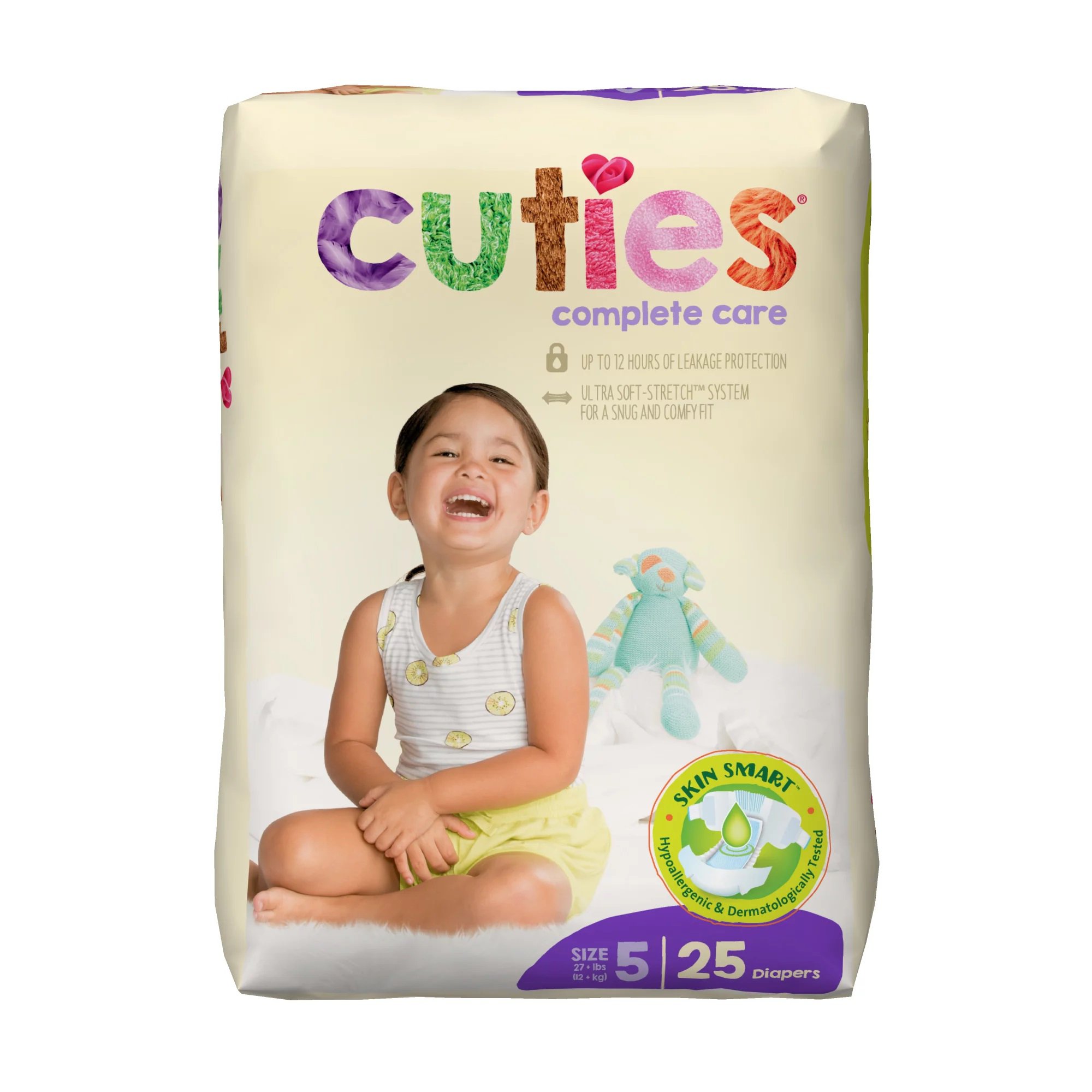 Cuties® Complete Care Diapers for Children, 27+ lbs.