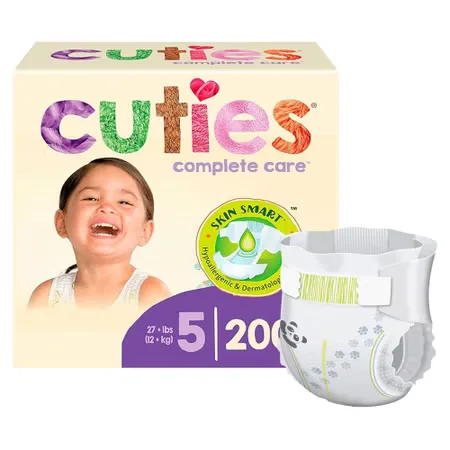 Cuties® Complete Care Diapers for Children, 27+ lbs.