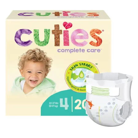 Cuties® Complete Care Diapers for Toddlers, 22 - 37 lbs.