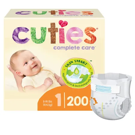 Cuties® Complete Care Diapers, Size 1