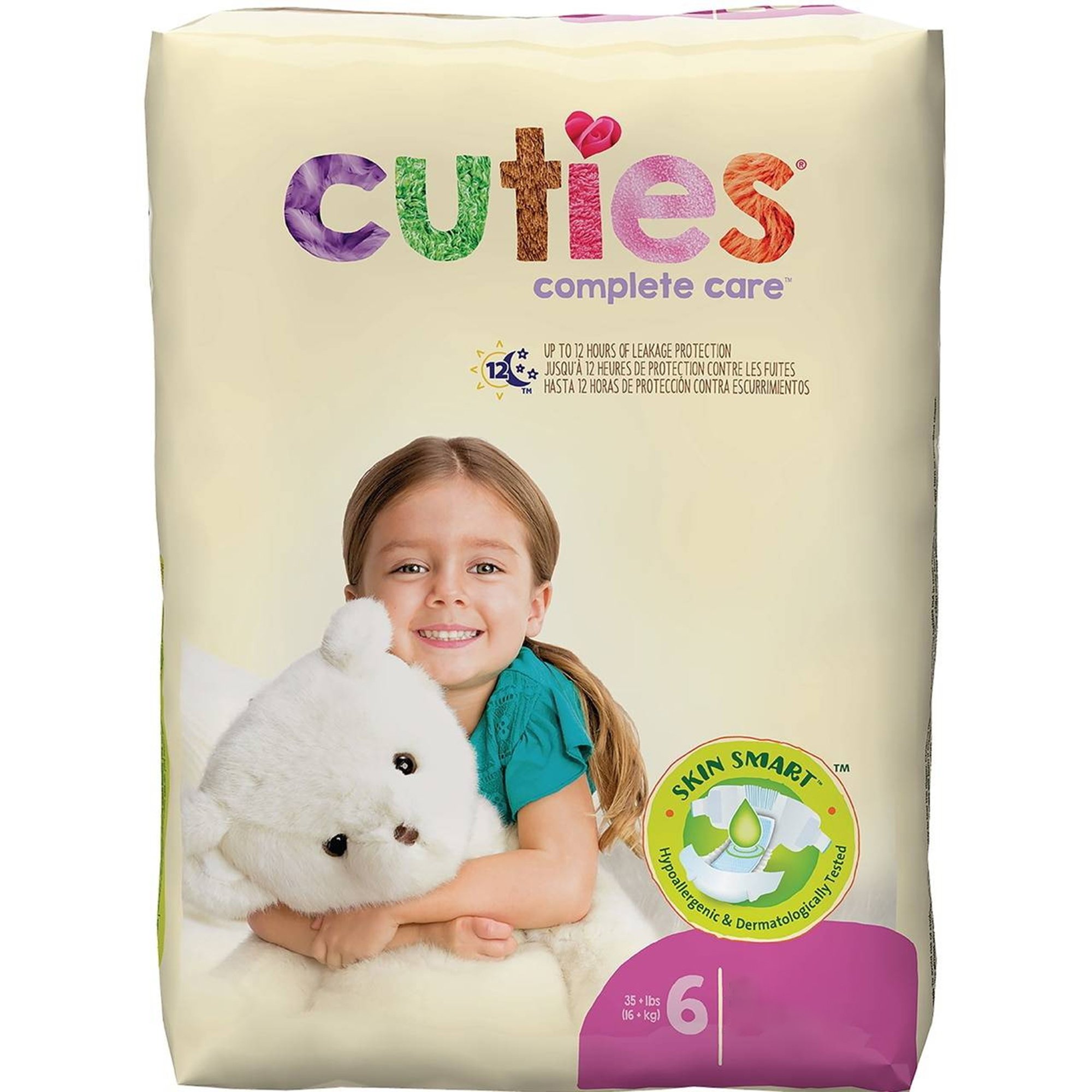 Cuties® Complete Care Diapers, Size 6