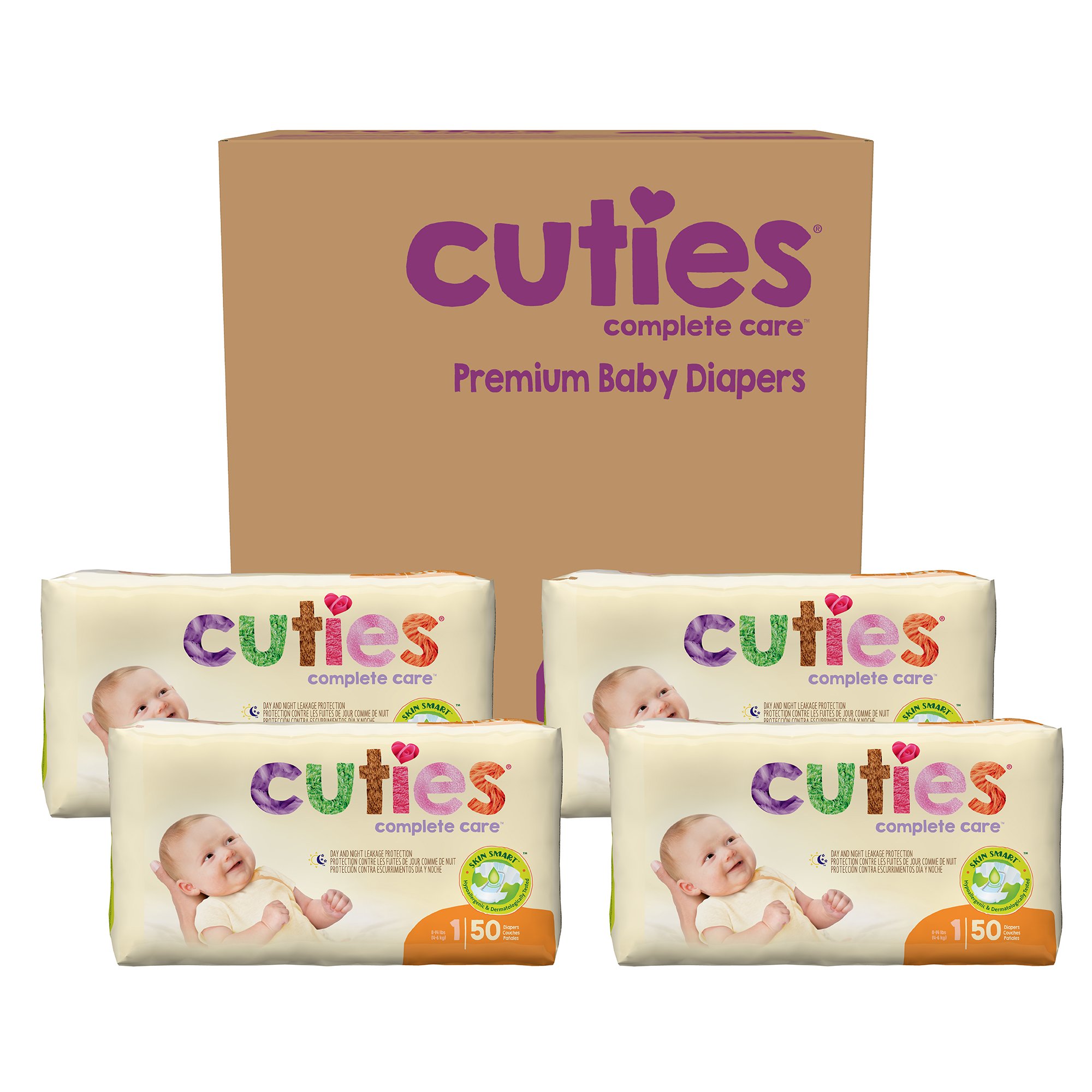 Cuties® Premium Diaper, Size 1 - Image 2
