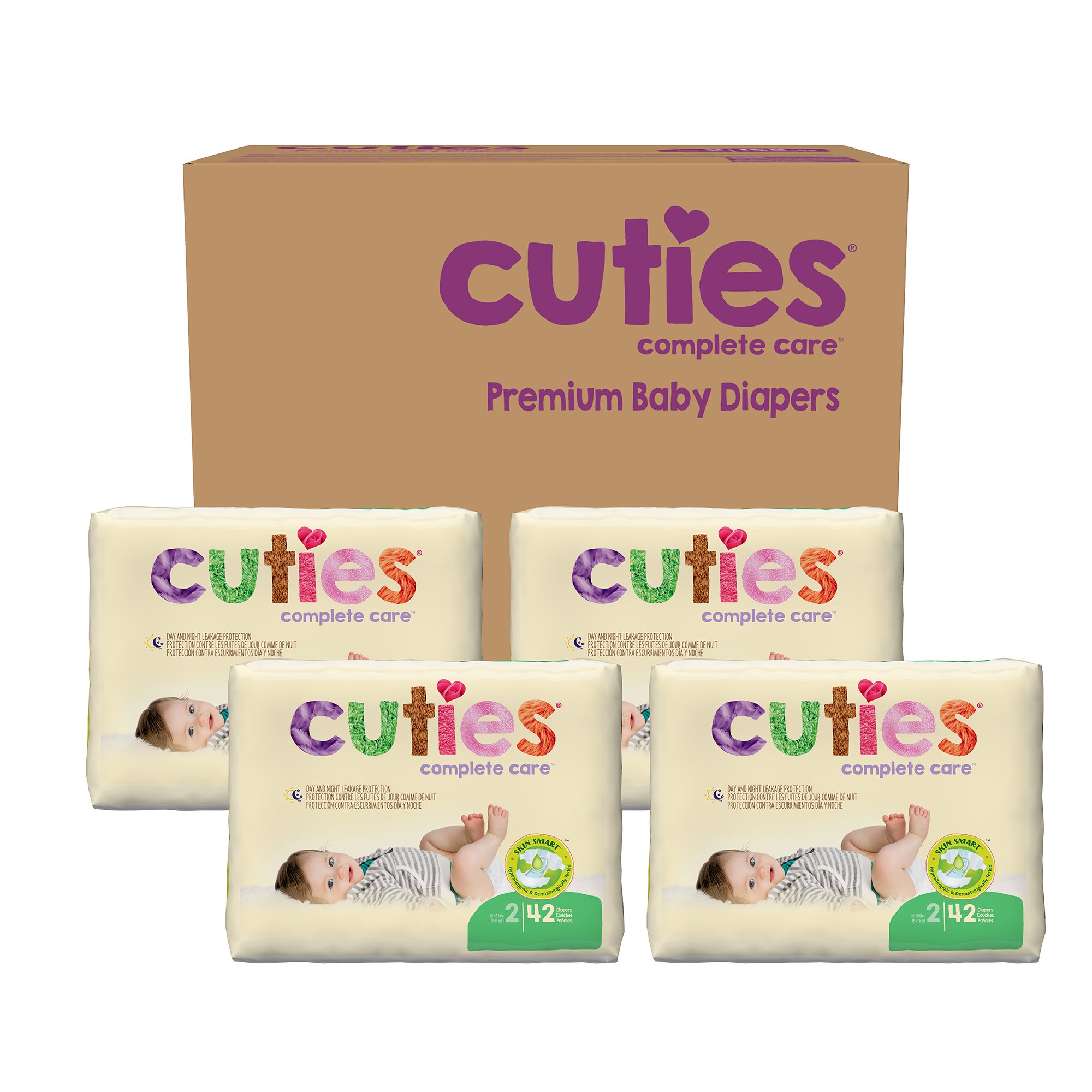 Cuties® Premium Diaper, Size 2 - Image 2