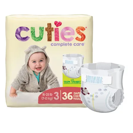 Cuties® Premium Diaper, Size 3