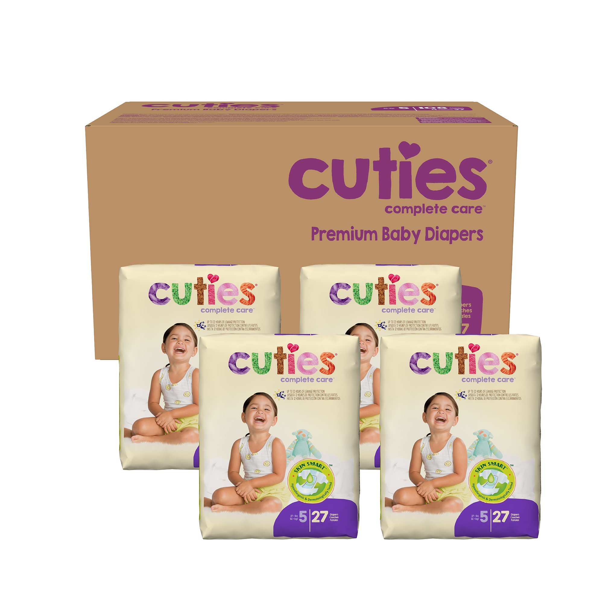 Cuties® Premium Diaper, Size 5 - Image 4