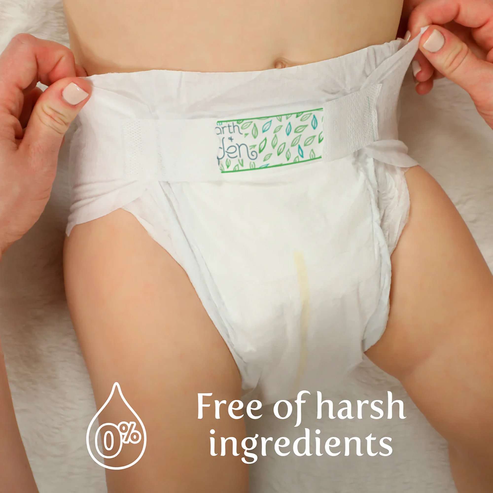 Earth & Eden Sensitive™ Baby Diapers, Size 6 for Babies Weighing 35 lbs. or More - Image 4