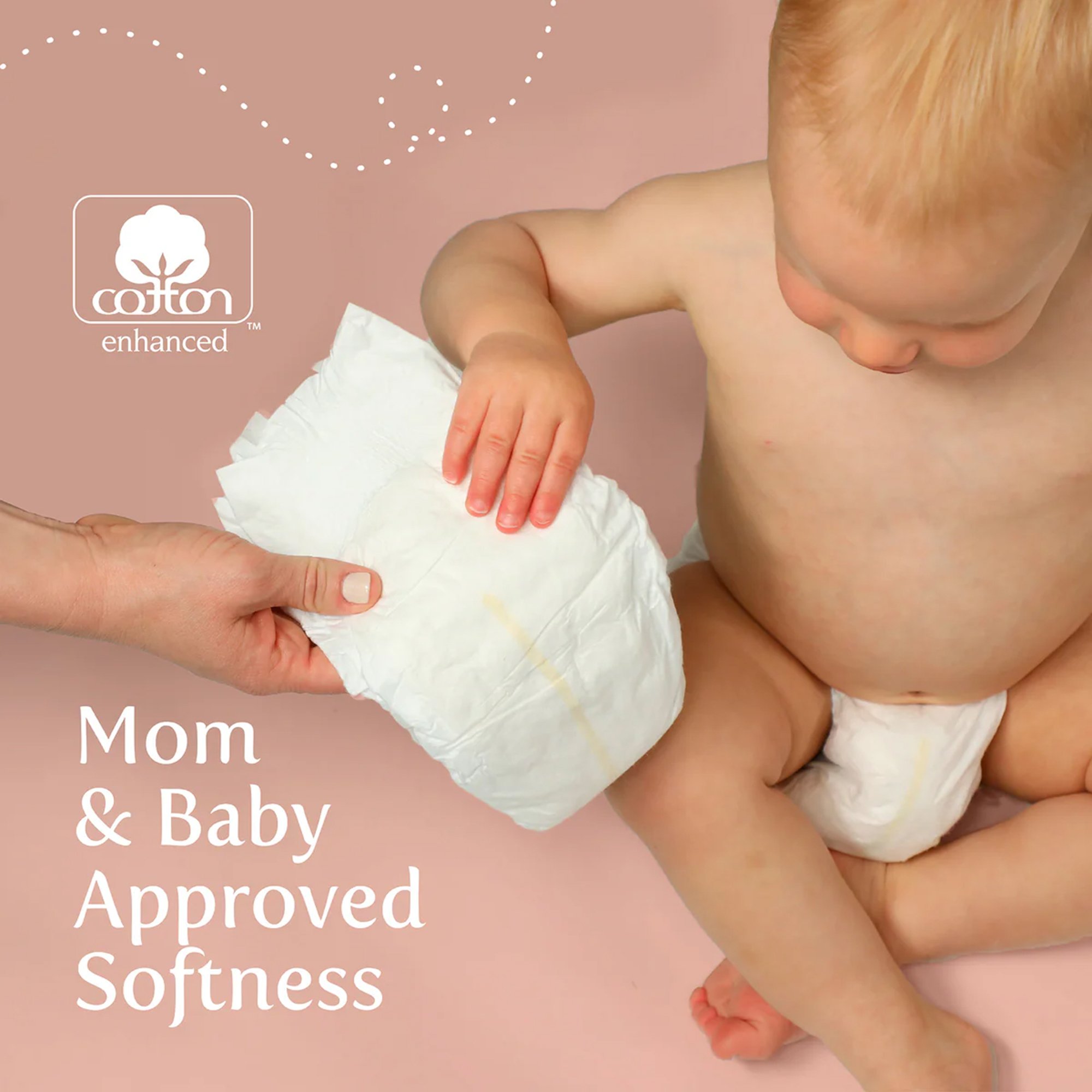 Earth & Eden Sensitive™ Baby Diapers, Size 6 for Babies Weighing 35 lbs. or More - Image 3