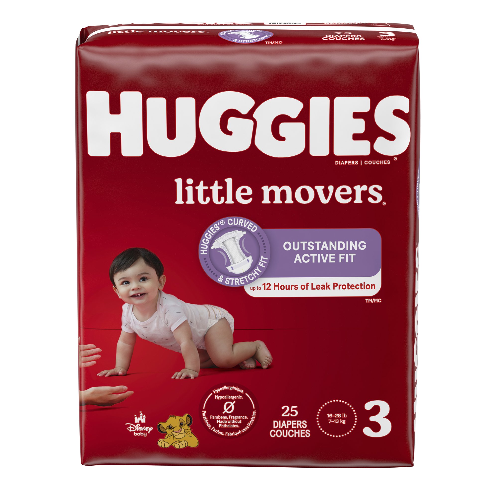 Huggies® Little Movers® Diaper, Size 3 - Image 3