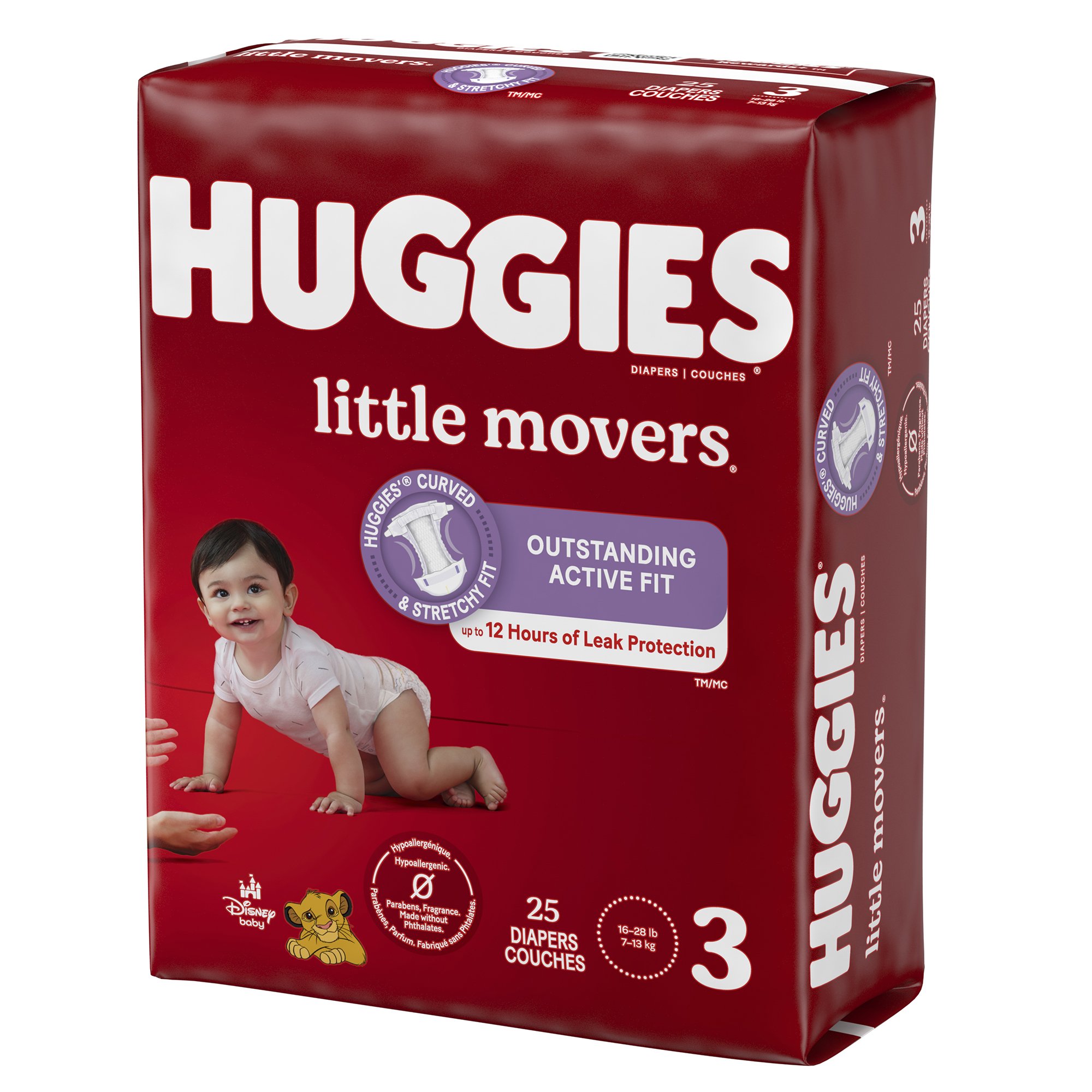 Huggies® Little Movers® Diaper, Size 3 - Image 2
