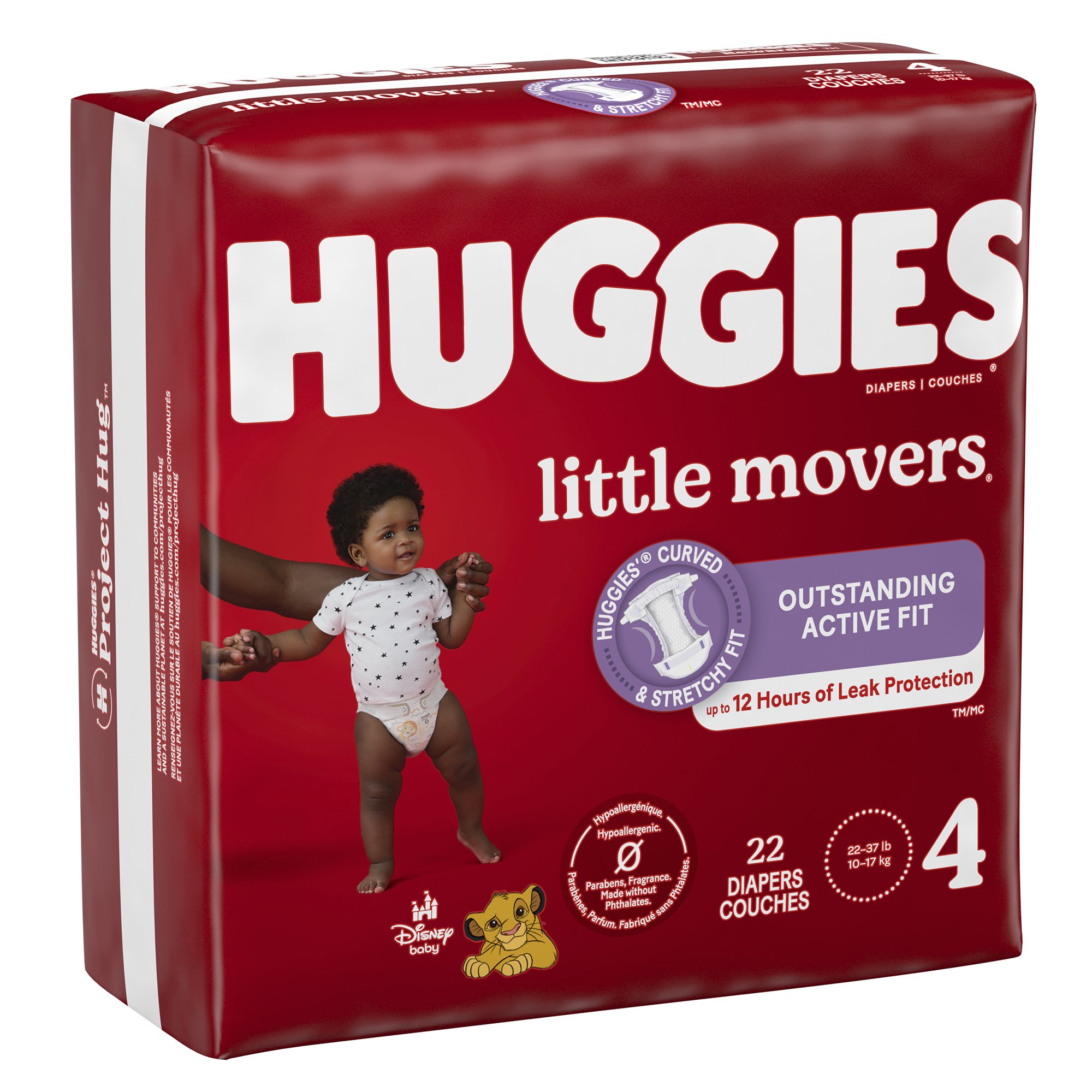 Huggies® Little Movers® Diaper, Size 4
