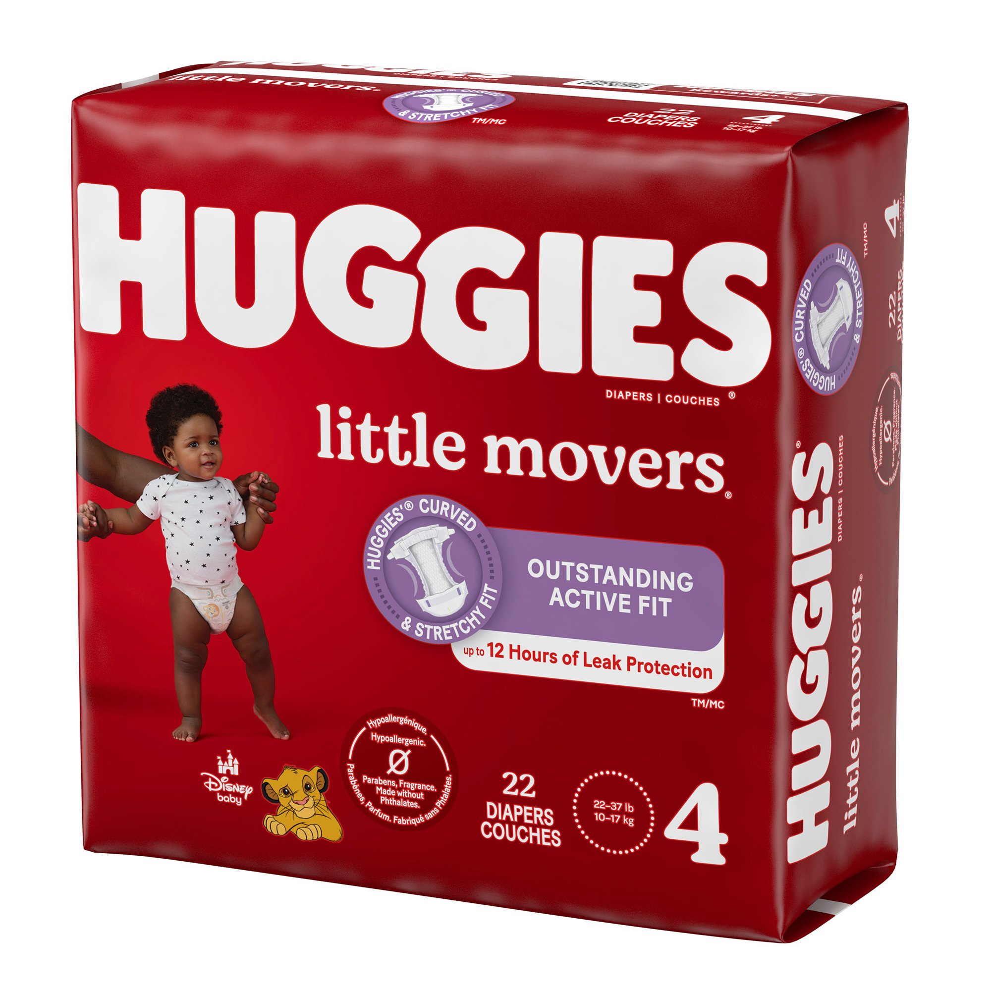 Huggies® Little Movers® Diaper, Size 4 - Image 2