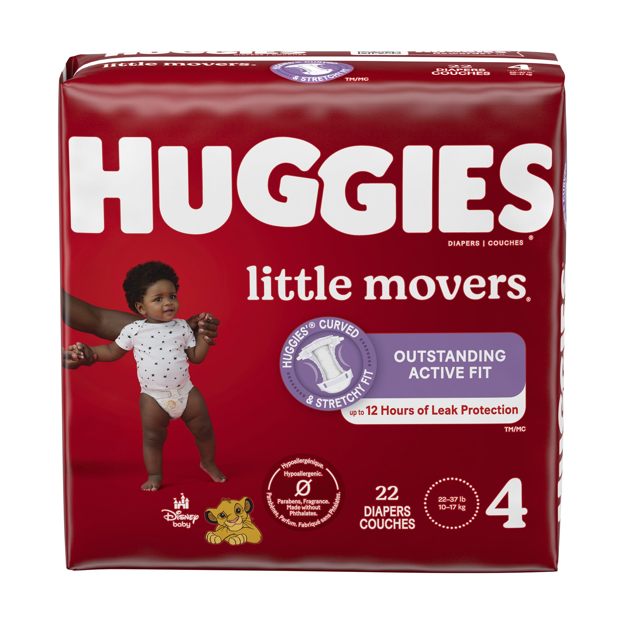Huggies® Little Movers® Diaper, Size 4 - Image 3