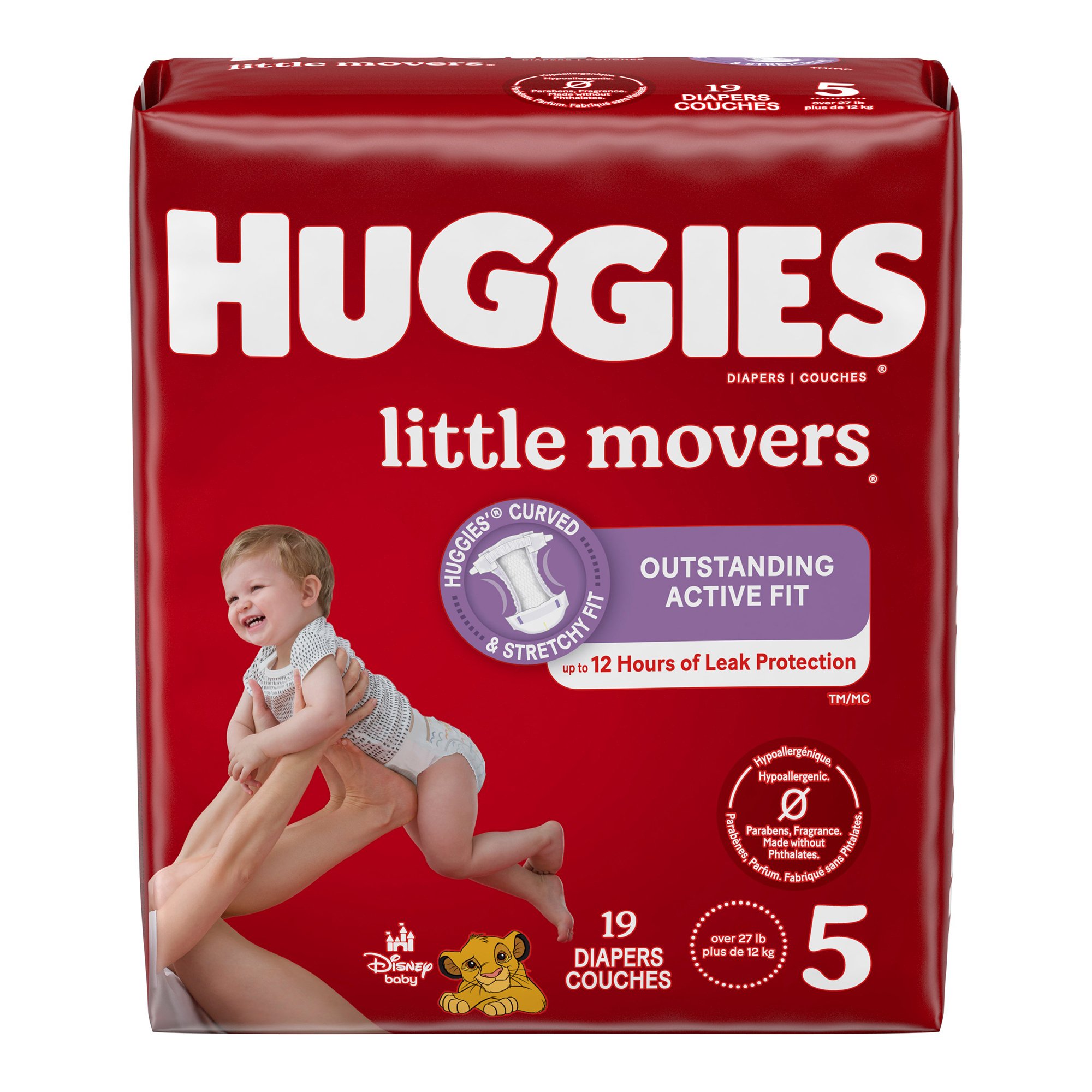 Huggies® Little Movers® Diaper, Size 5 - Image 3