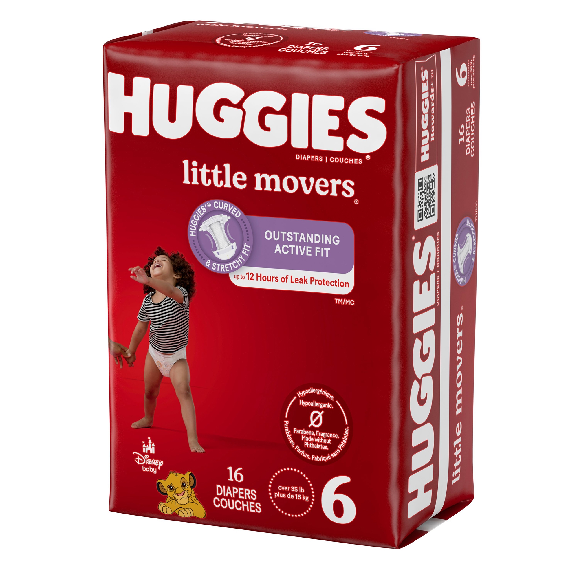 Huggies® Little Movers® Diaper, Size 6 - Image 2