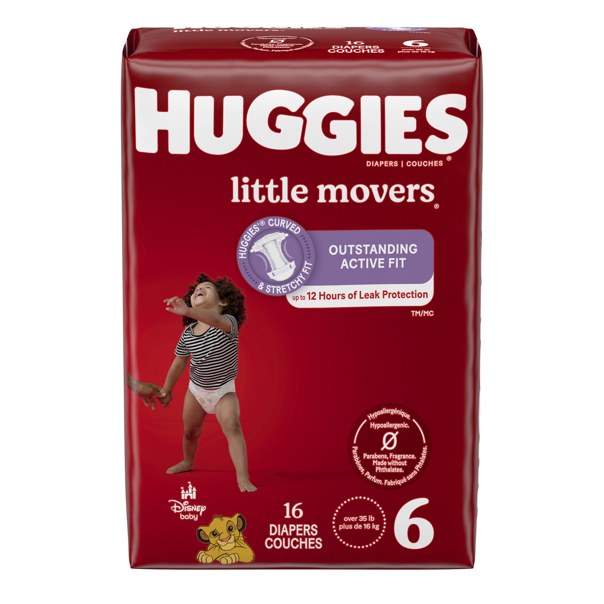 Huggies® Little Movers® Diaper, Size 6 - Image 3