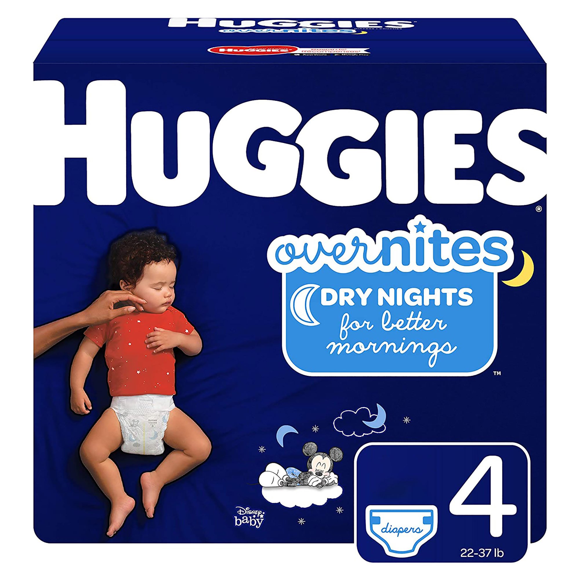 Huggies® OverNites Diaper, Size 4
