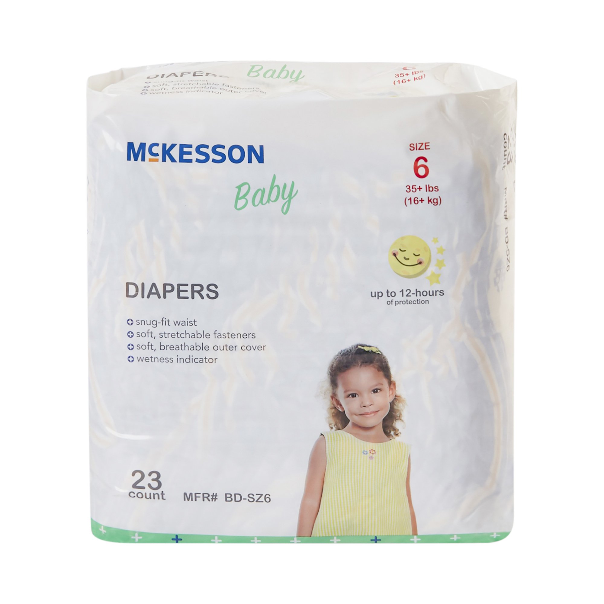 McKesson Baby Diaper, Size 6 for Toddlers weighing 35+ lbs. - Image 7