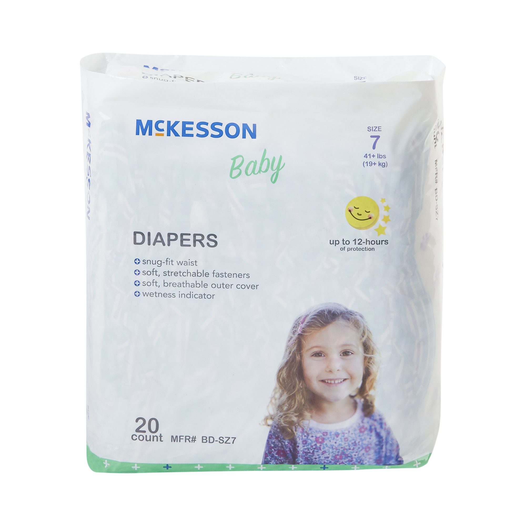 McKesson Baby Diaper, Size 7 for Children weighing 41+ lbs. - Image 7