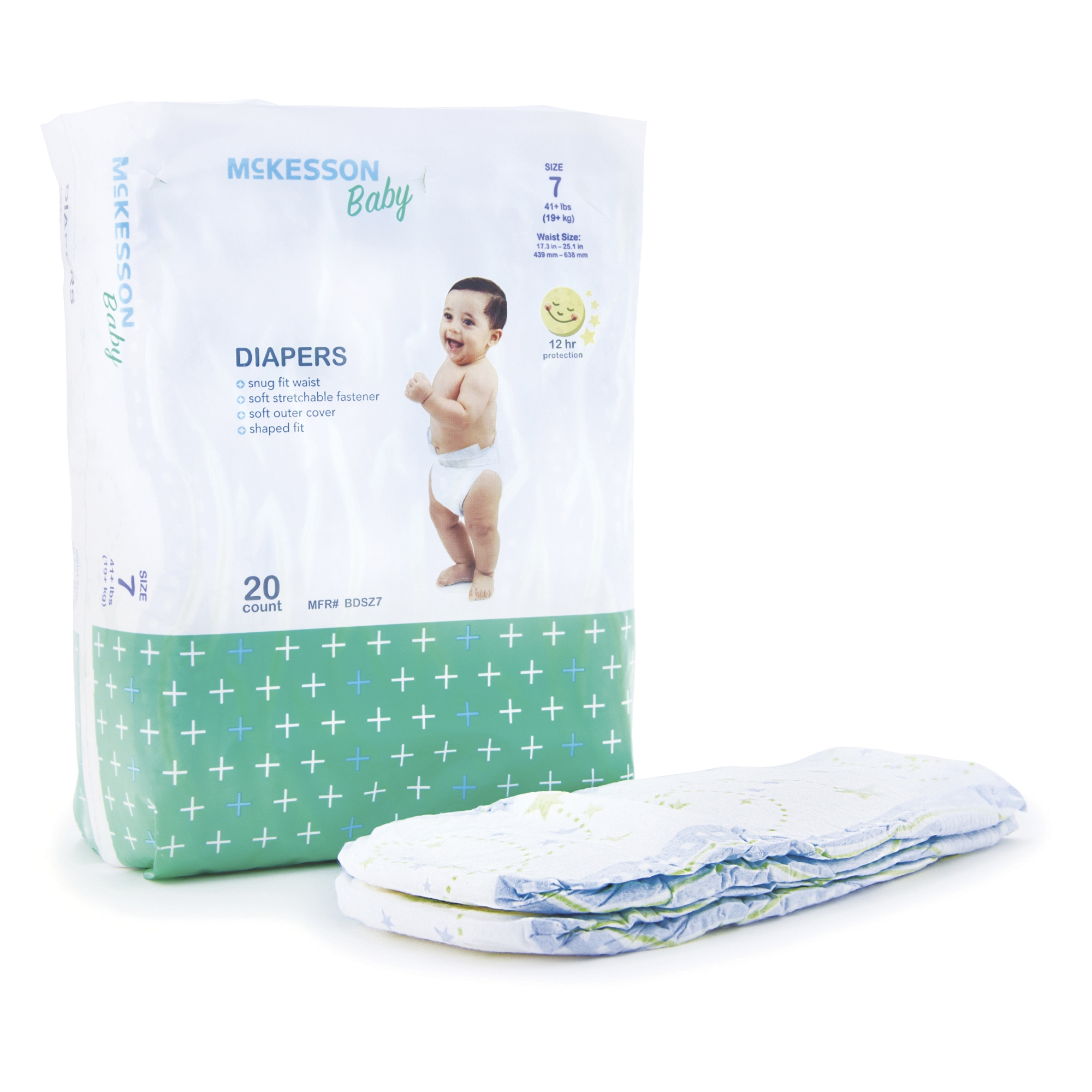 McKesson Baby Diaper, Size 7 for Children weighing 41+ lbs. - Image 6