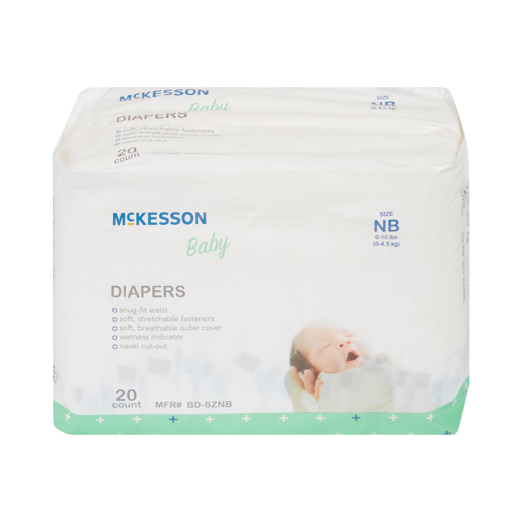 McKesson Baby Diapers for Newborn Infants weighing up to 10 lbs. - Image 6