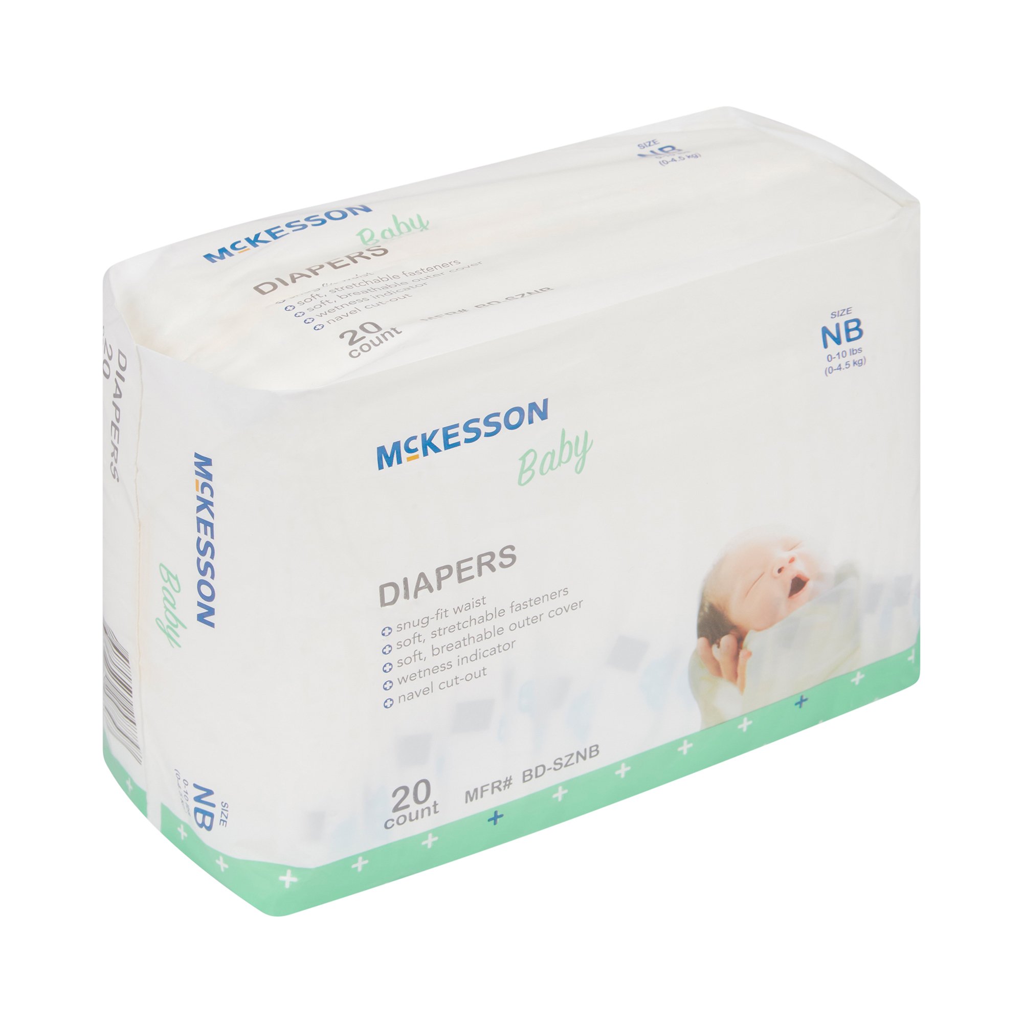 McKesson Baby Diapers for Newborn Infants weighing up to 10 lbs. - Image 7