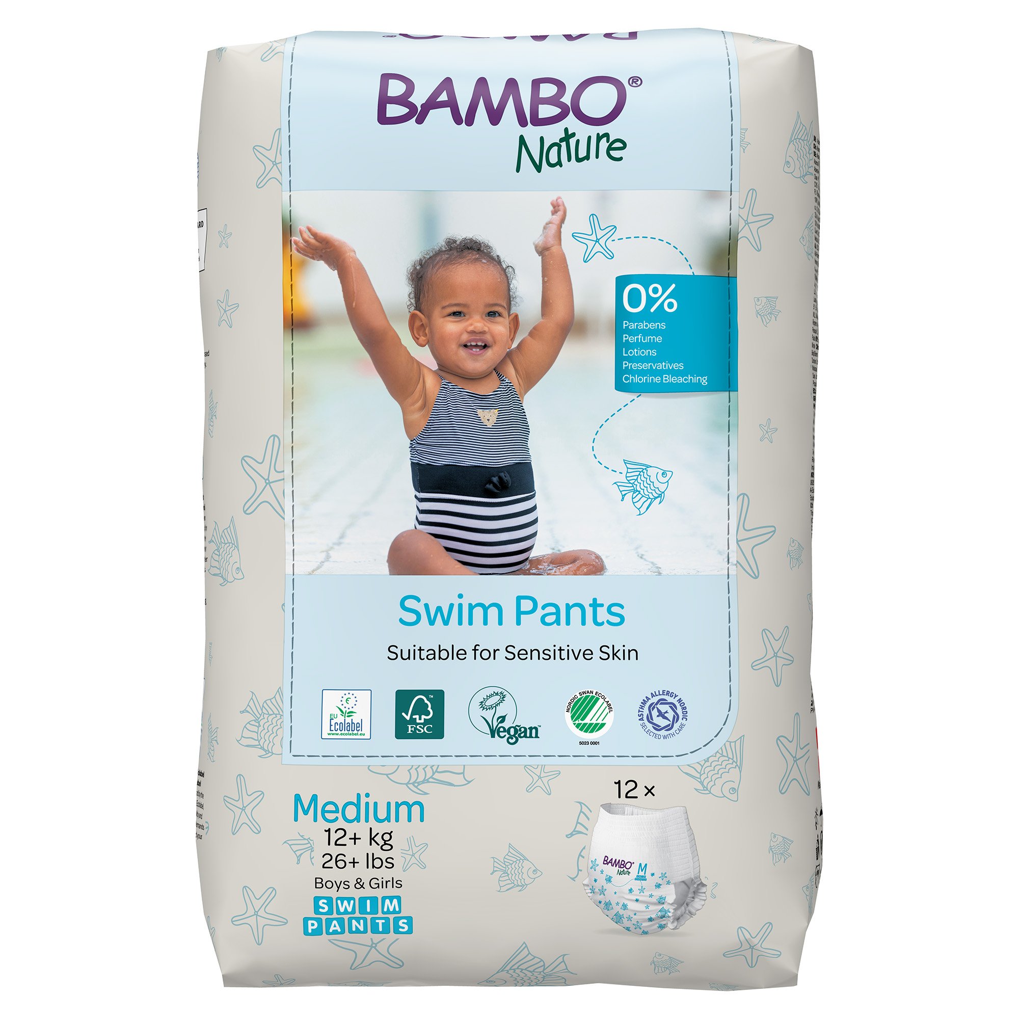 Bambo Nature Swim Pants, Medium - Image 2