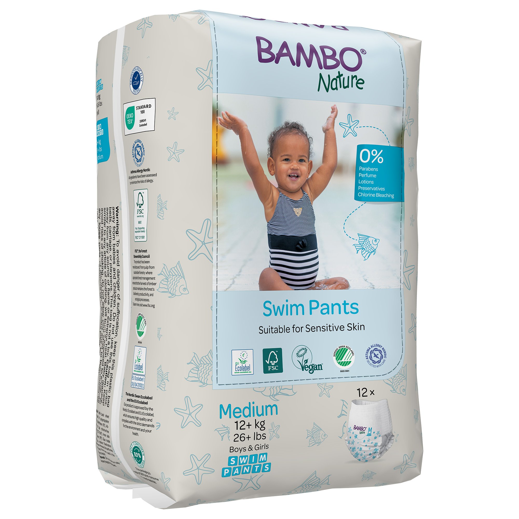 Bambo Nature Swim Pants, Medium - Image 3